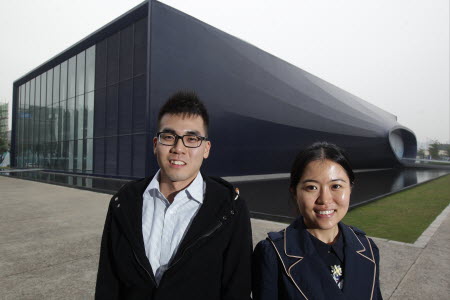 Herman Leung and Freya Wang found work in Qianhai. Photo: Dickson Lee