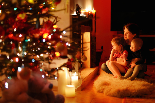 A Christmas tree heralds the start of the festive season at home. Photo: Thinkstock