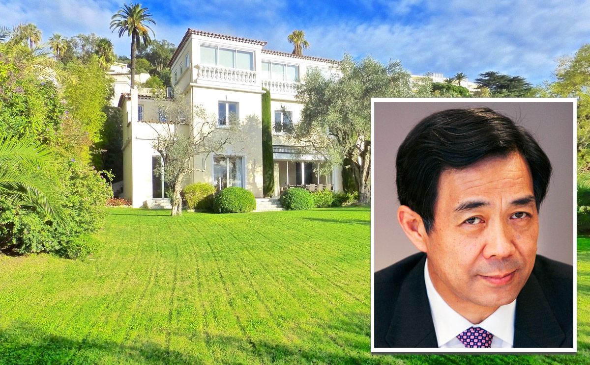 Bo Xilai’s luxurious villa in the south of France – which a mainland court has promised to confiscate – has been put up for sale for €6.95 million (about HK$66 million). Photo: Fine & Country