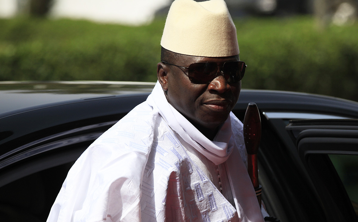 The Gambia's President Yahya Jammeh pictured in Abuja, Nigeria in February 2014. Photo: AP