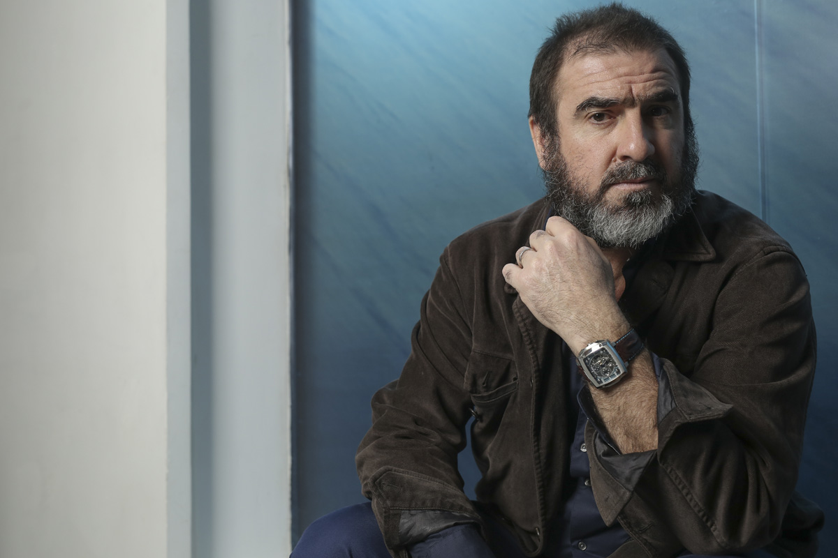 Eric Cantona at The Space, in Sheung Wan. Photos: Paul Yeung; AFP; Corbis; Stephane Cardinale