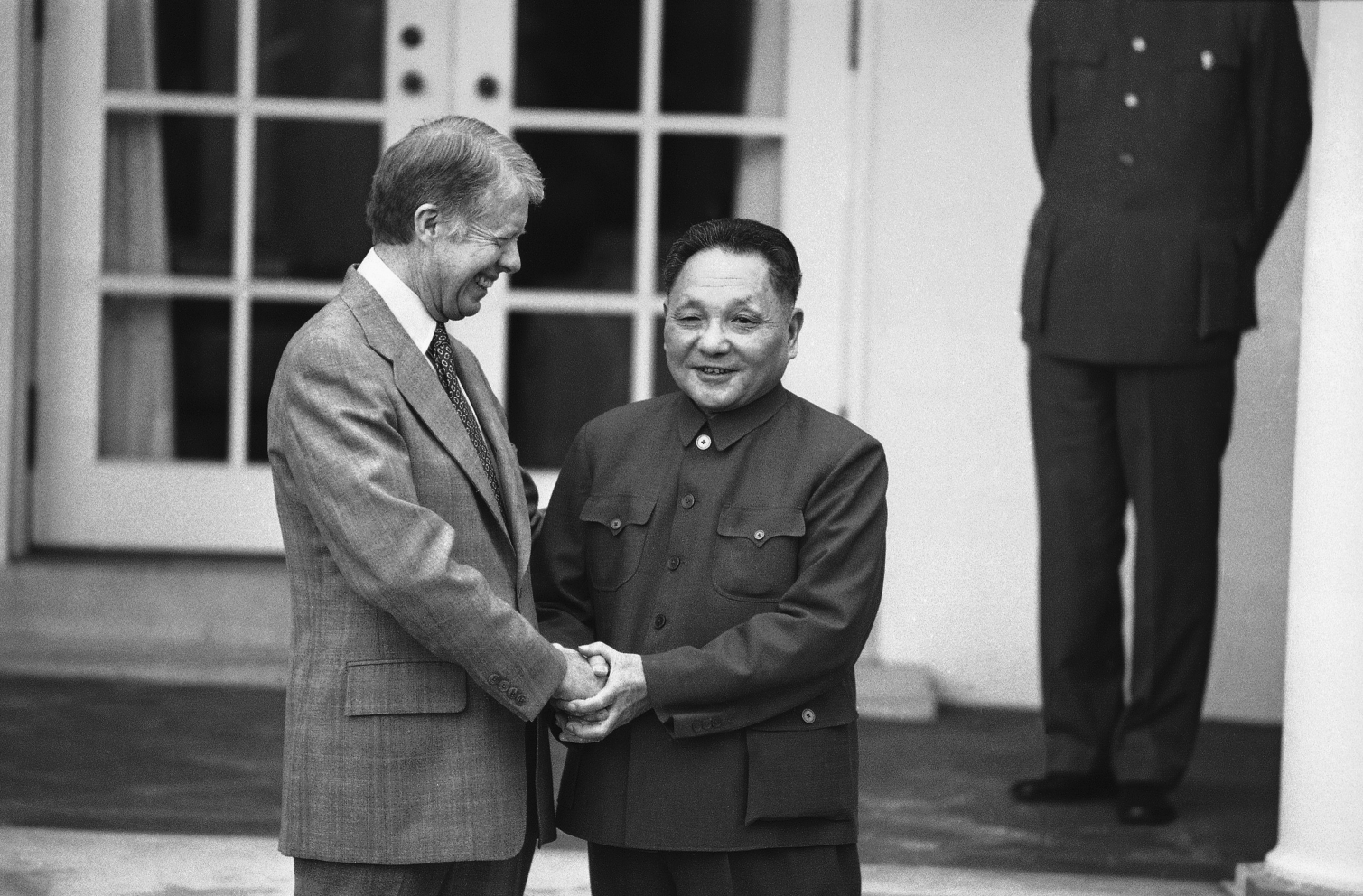 Jimmy Carter and Deng Xiaoping at the White House in 1979. Few Chinese people would now question the wisdom of Carter's decision on normalisation. Photo: AP
