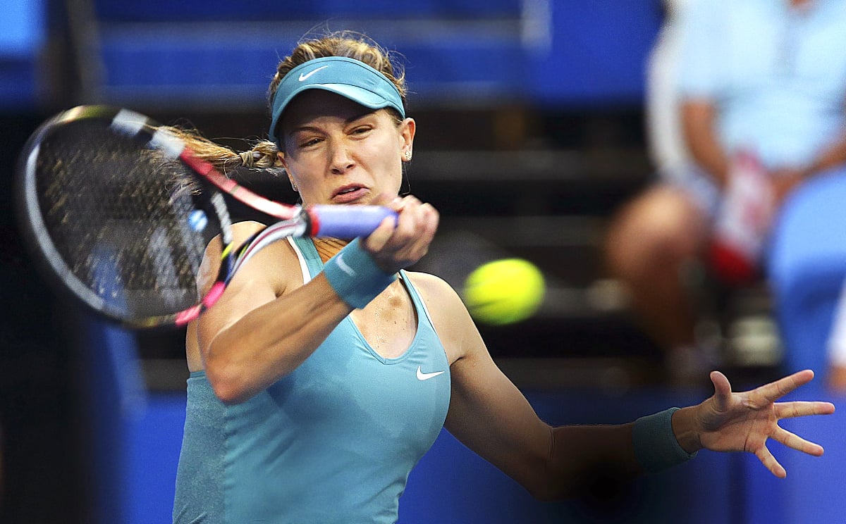 Canada's pin-up girl, Eugenie Bouchard, withdrew from the Hong Kong Open in September at the last minute. Photo: Reuters