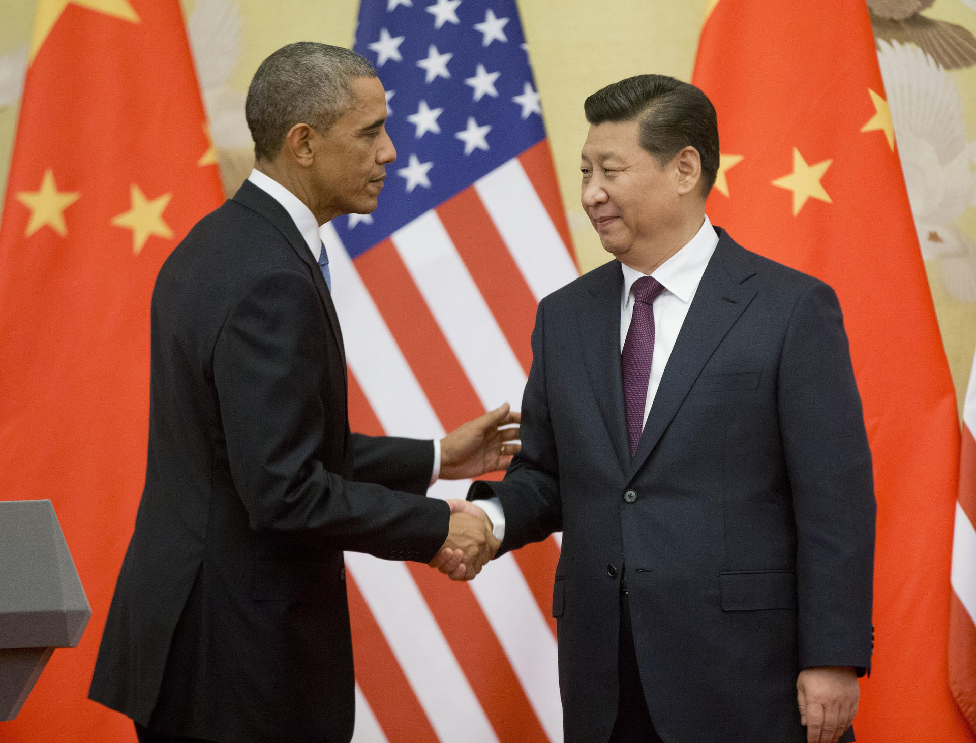 US President Barack Obama and President Xi Jinping meet in Beijing in November.Photo: AP