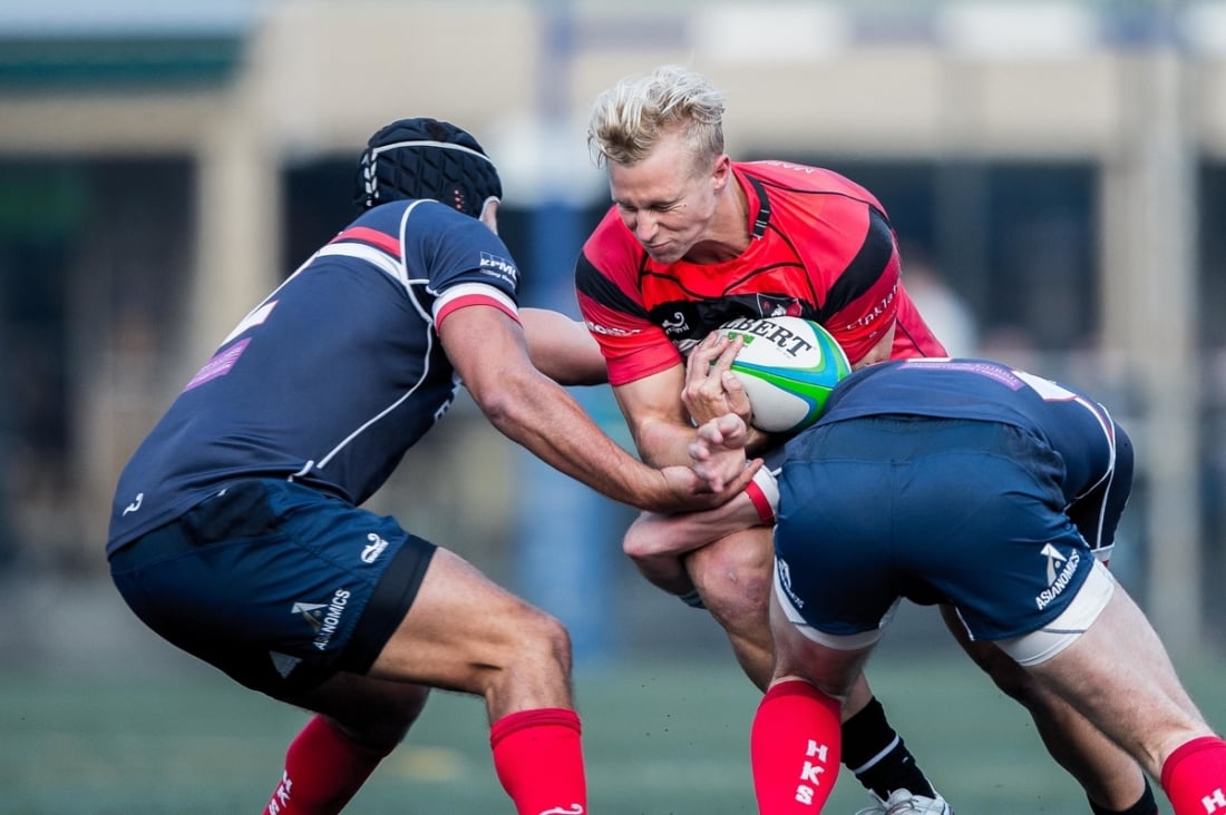 Max Woodward was a stand-out for Valley against HK Scottish last weekend, but he will be in Darwin on national sevens duty when his club team-mates face HKFC on Saturday. Photo: HKRFU