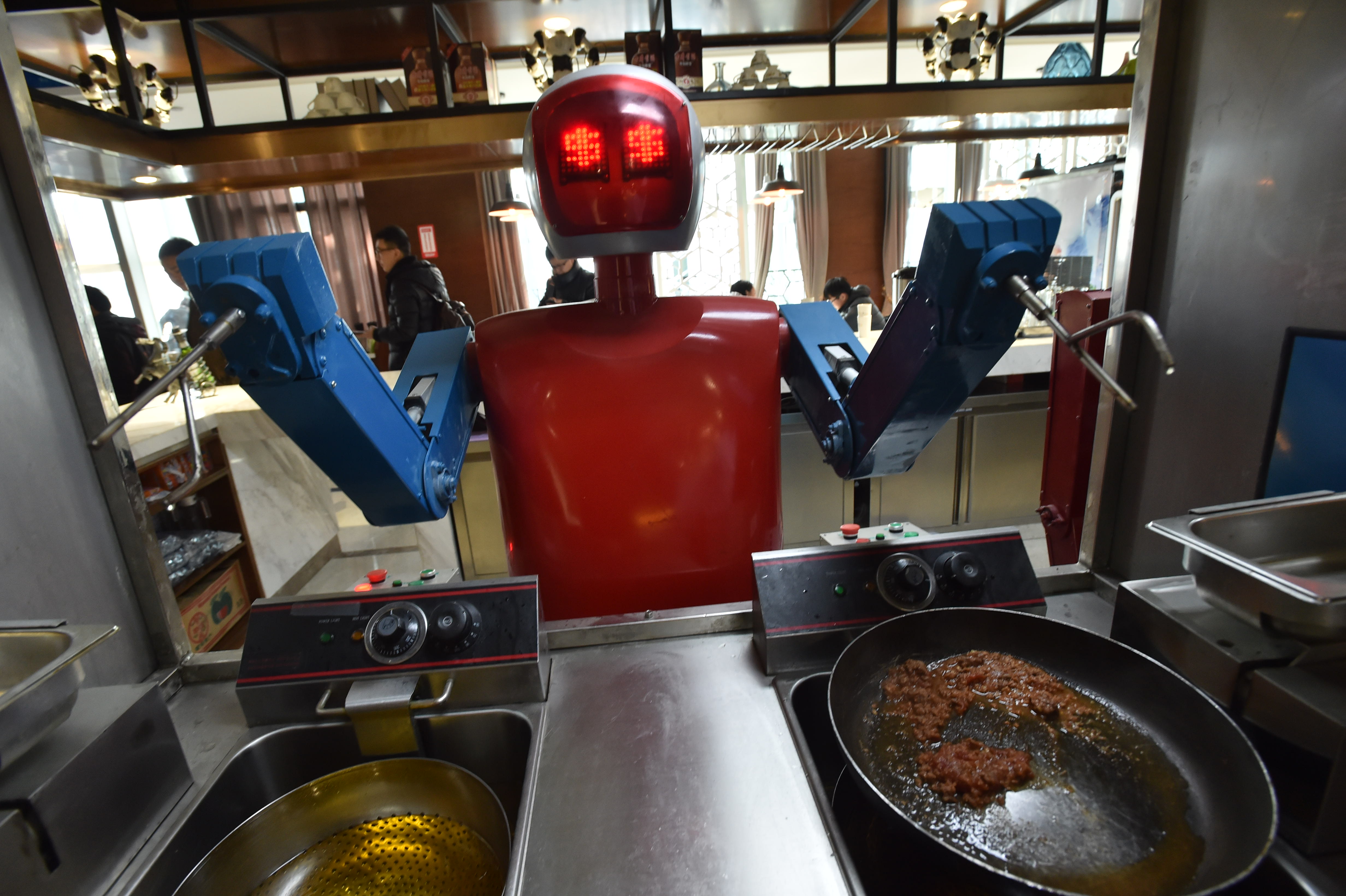 First we had robot cooks...