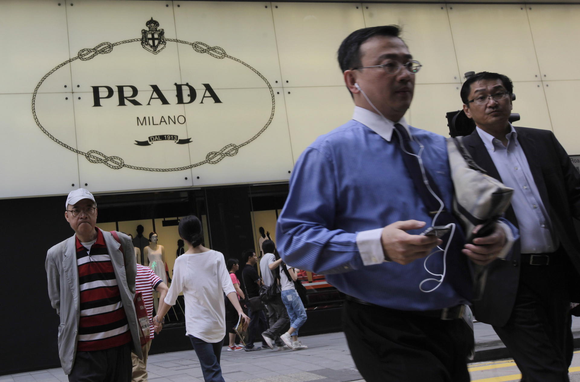 Prada said the decline in Asia sales originated in Hong Kong and Macau where 'market conditions deteriorated significantly'. Photo: EPA