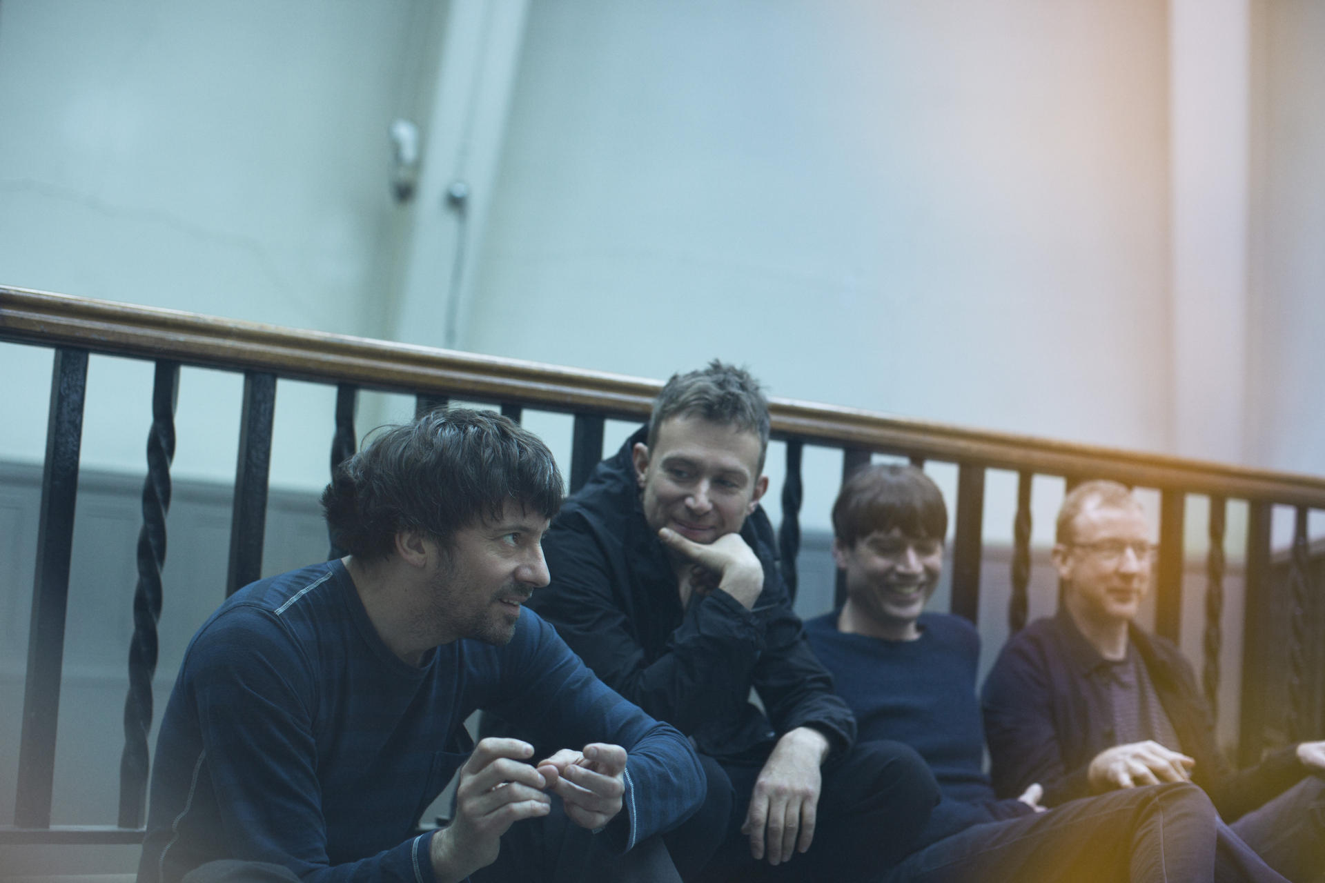 Blur (from far left): Graham Coxon, Damon Albarn, Alex James and Dave Rowntree. Photos: Linda Brownlee/Warner Music, Corbis