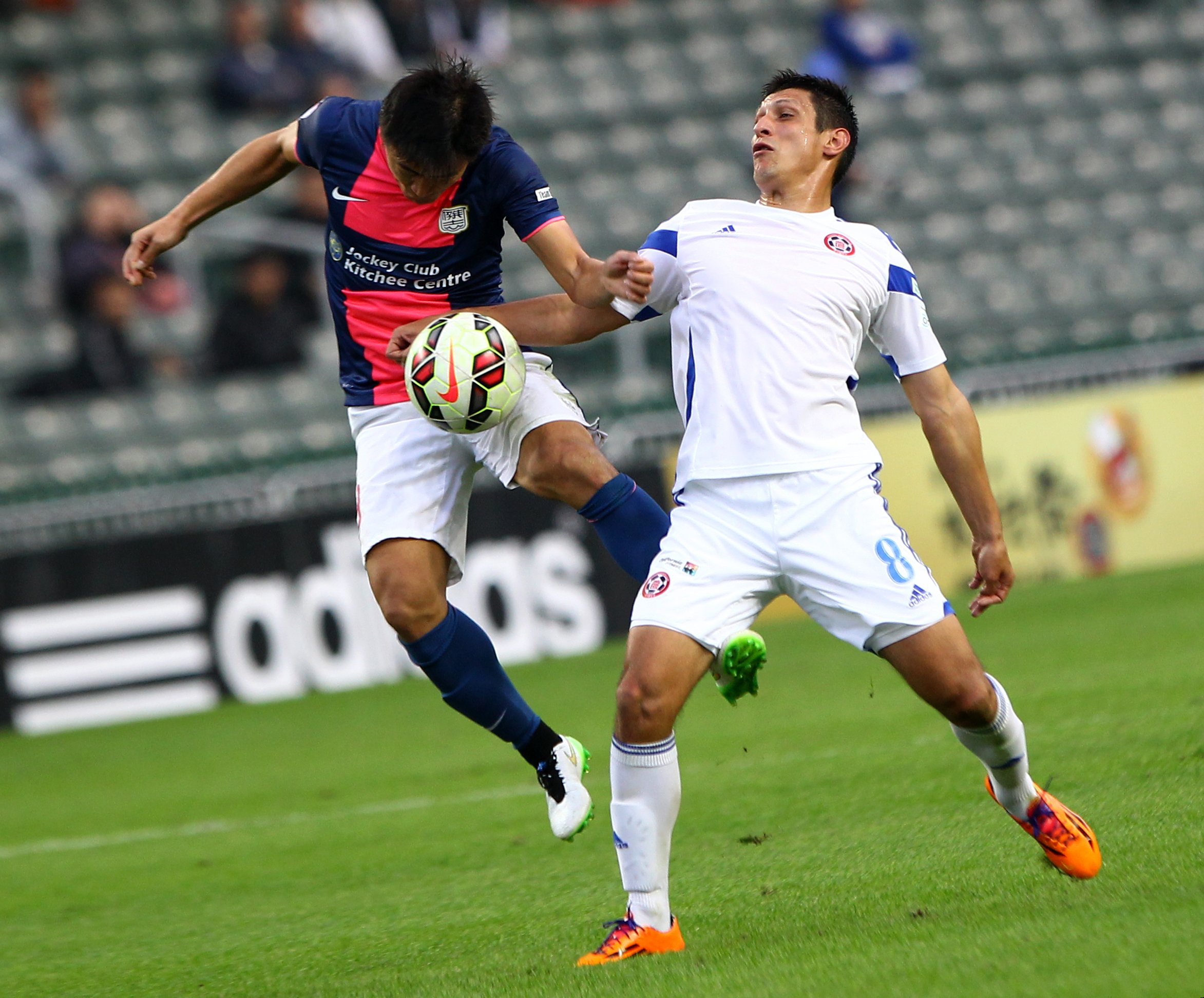 Eastern beat Kitchee in the final of the Soccer Senior Shield earlier this year. Photo: Dickson Lee