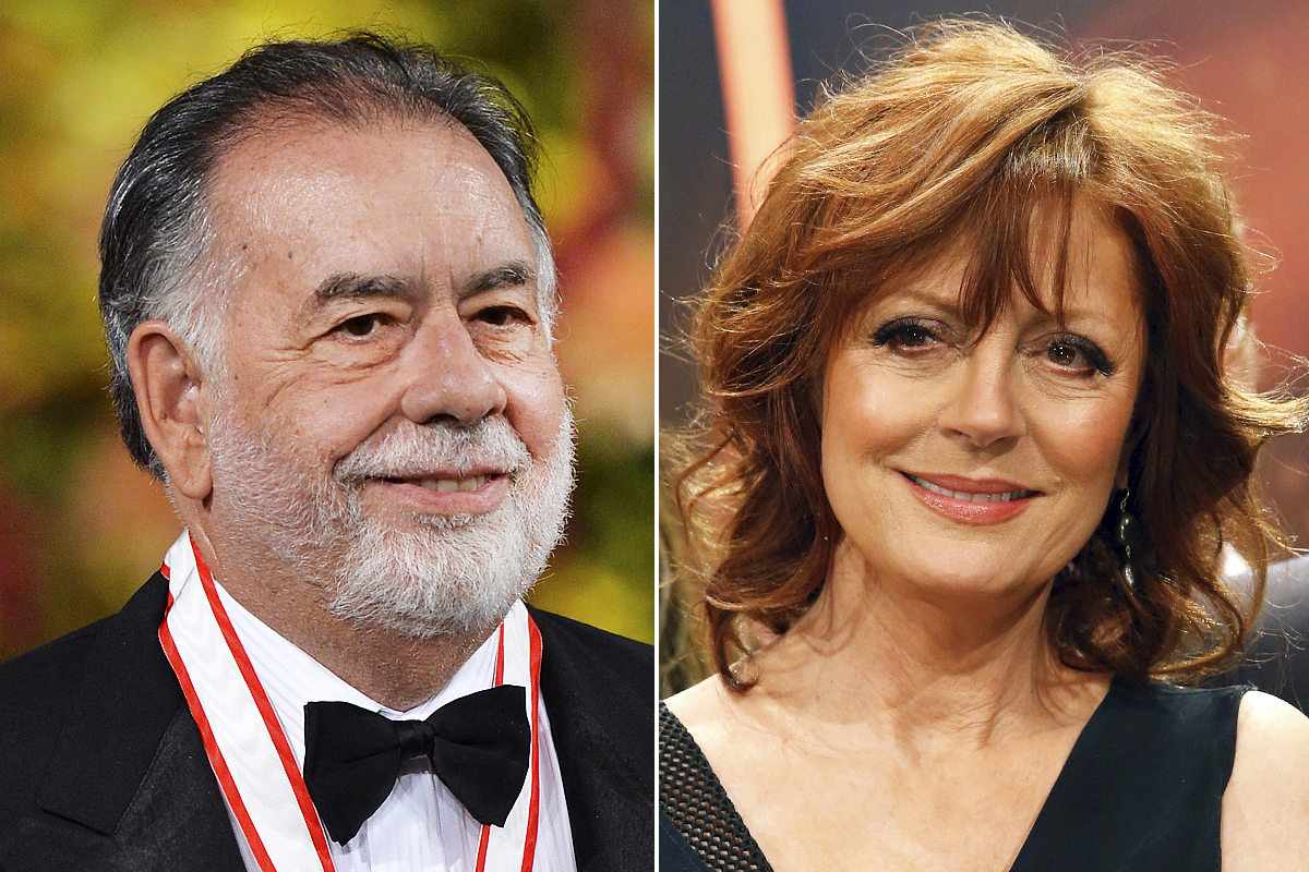 Oscar winners Francis Ford Coppola and Susan Sarandon. Both feature in a short film about the intersection of art and technology, which will have its world premiere in Hong Kong next week. Sarandon will join a celebration of art and creativity as part of Art Basel Hong Kong. Photos: EPA