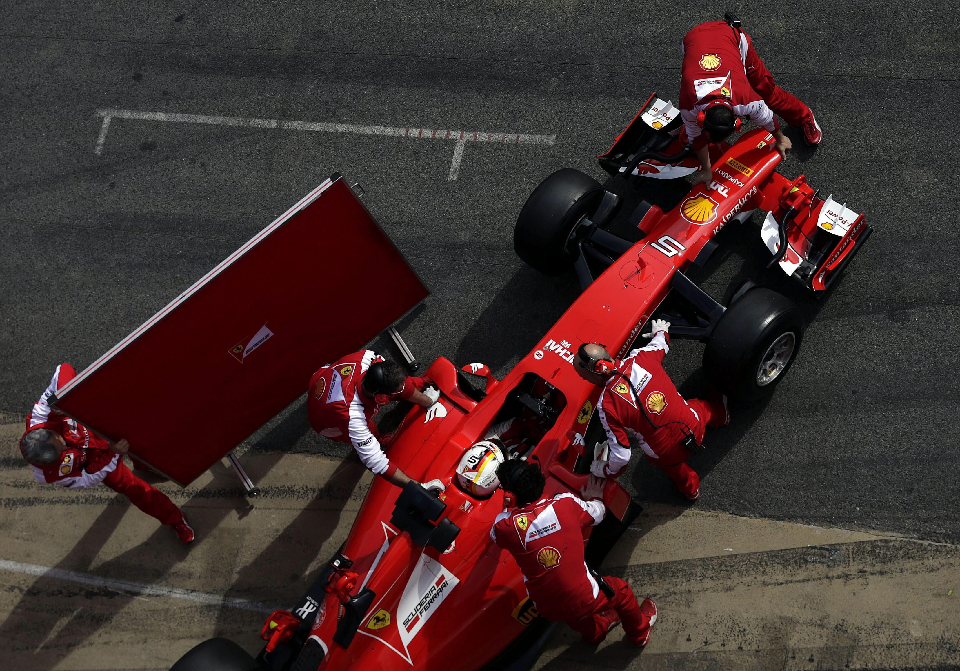Finnish F1 driver Kimi Raikkonen will hope Ferrari will make a better impression in the standings this season. Photos: EPA 