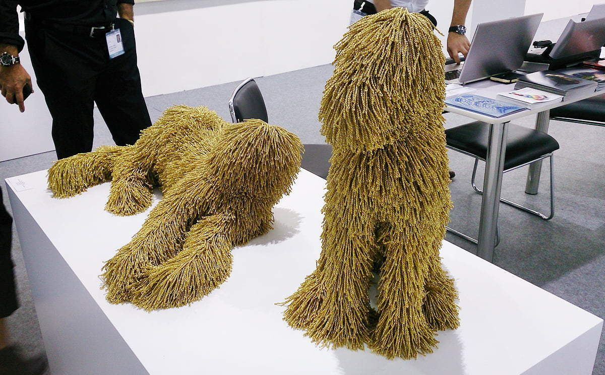 Royal Pet 2015, by Troy Emery, shown by Sydney's Martin Browne Contemporary gallery at Art Central. Photos: Kevin Kwong