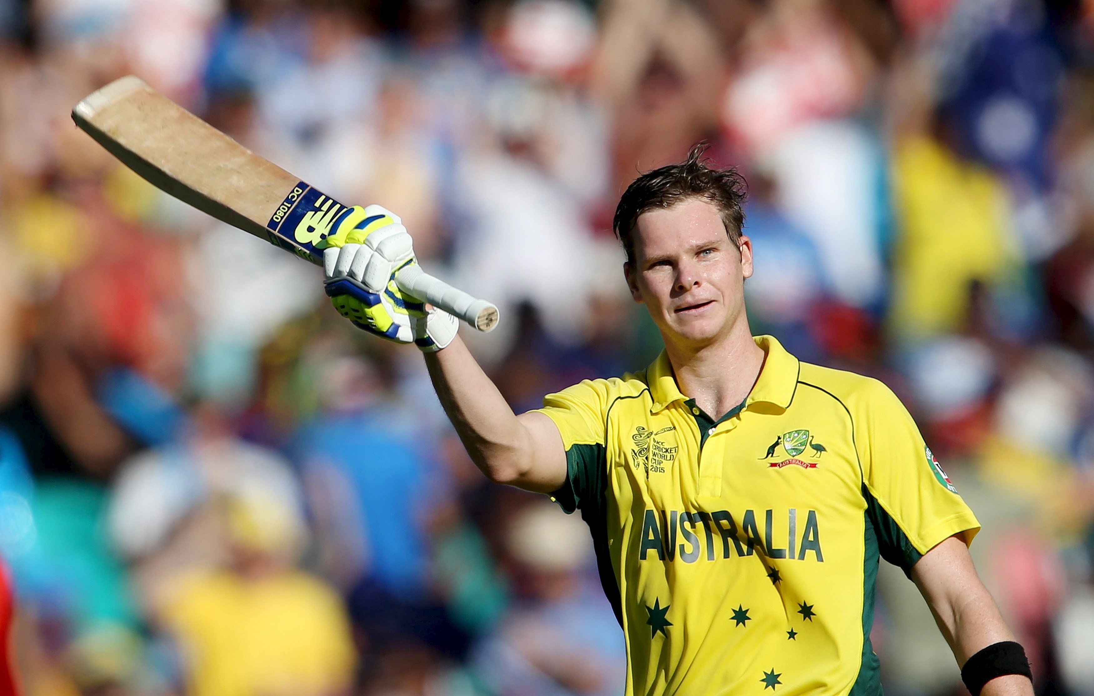 Steve Smith's century against India in the World Cup semi-final was a composed and perfectly constructed innings. Photo: Reuters