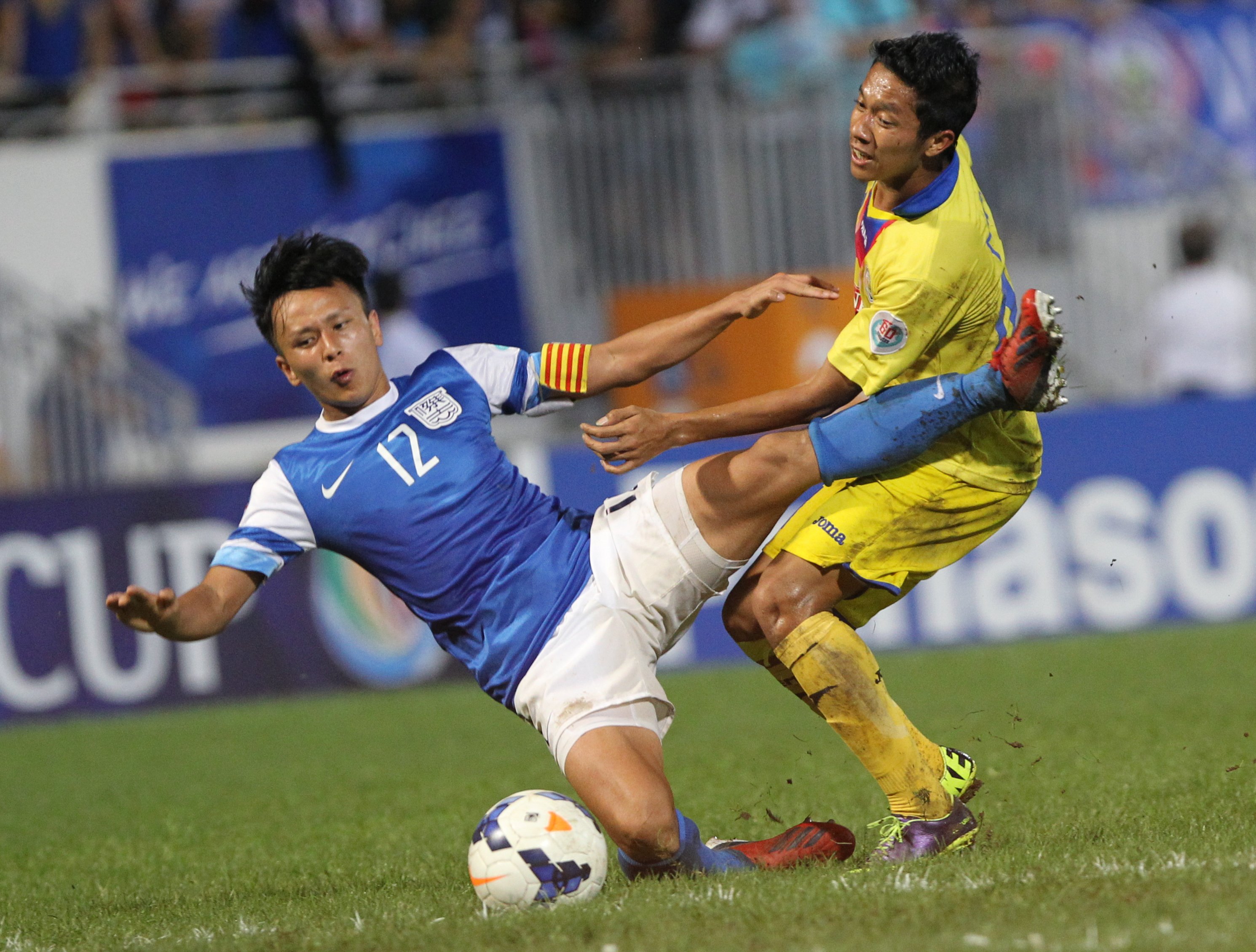 Kitchee's Lo Kwan-yee is elated his team perfromed well today against BC Rangers. Photo: Felix Wong  