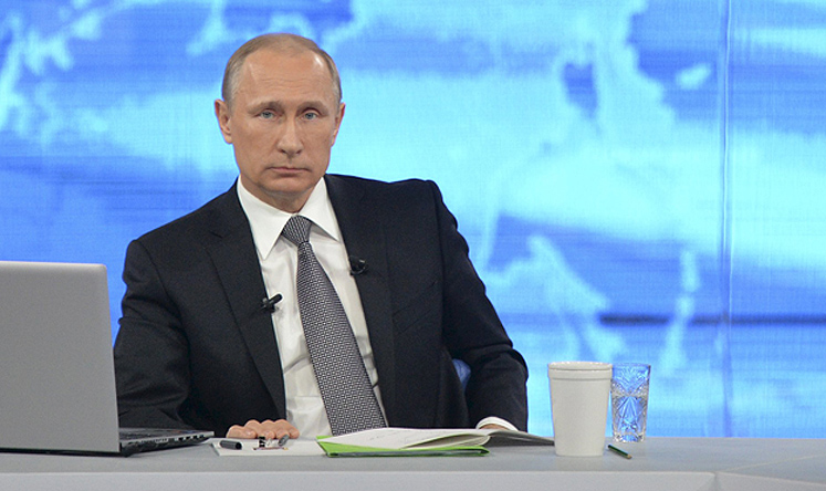 The Russian leader told a television interviewer Russia and the US share a common agenda. Photo: Reuters
