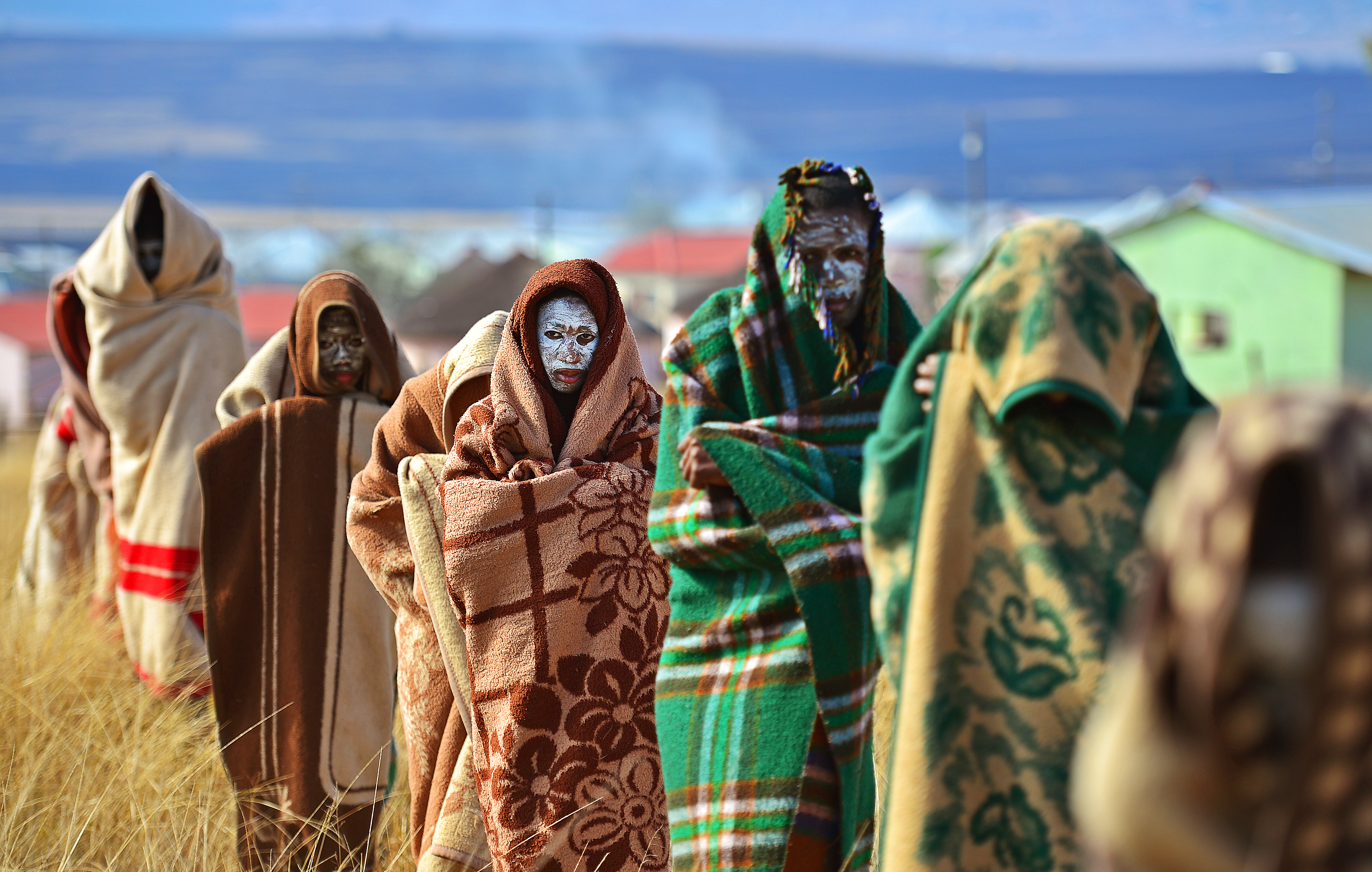 Xhosa boys after undergoing circumcision ceremony in South Africa's Eastern Cape. Photo: AFP