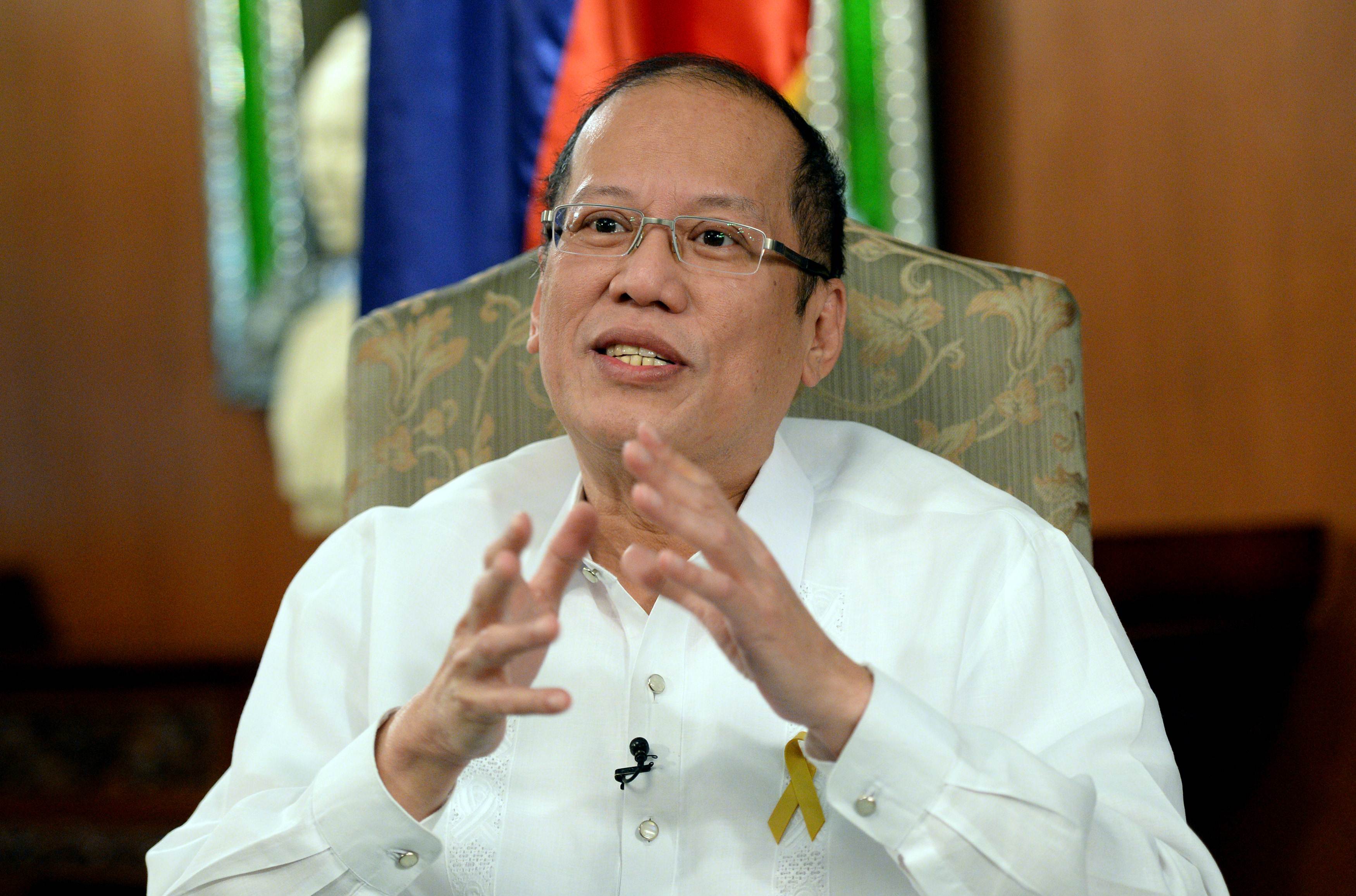As his presidential term winds down, Aquino's legacy best lies in engaging and reaching out to China. Photo: AFP