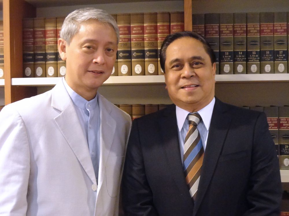 Rolando Villonco (left), chairman, and Cesar Manalaysay, managing partner