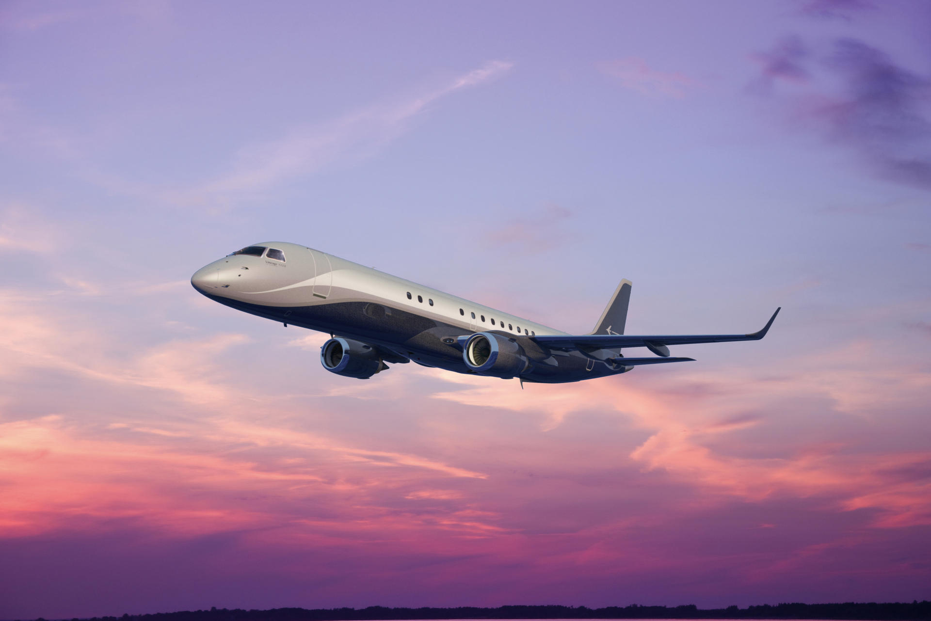 Brazilian-owned private executive jet company Embraer's Lineage 1000 E comes with a master suite and has access to exclusive airports such as London City.