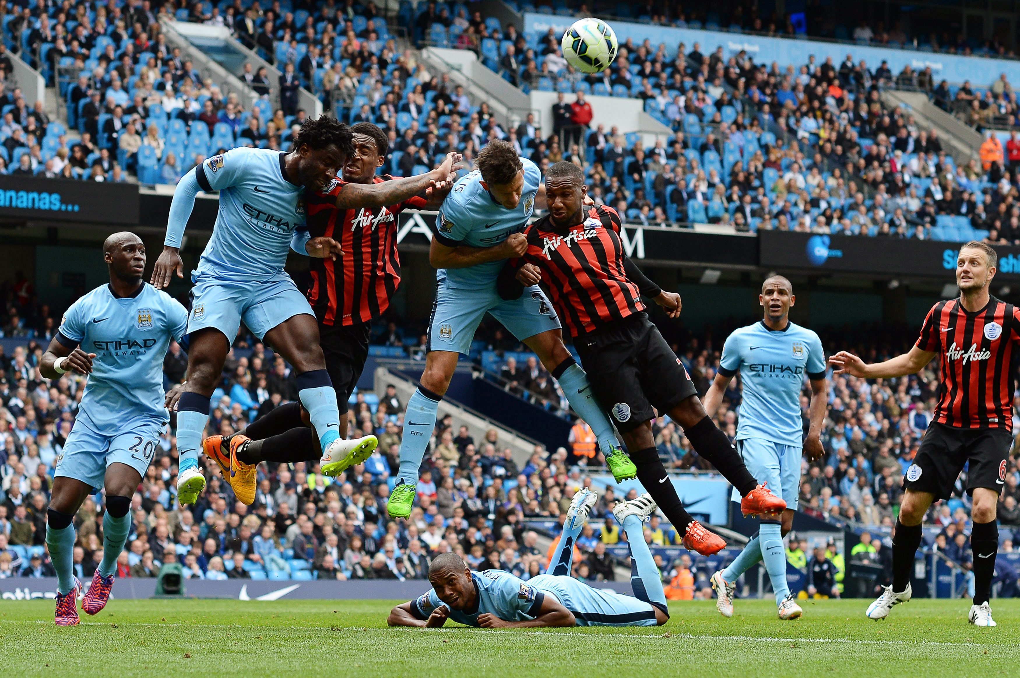 Queens Park Rangers Premier League journey ended with a whimper as they went down 6-0 at Manchester City. Photo: EPA