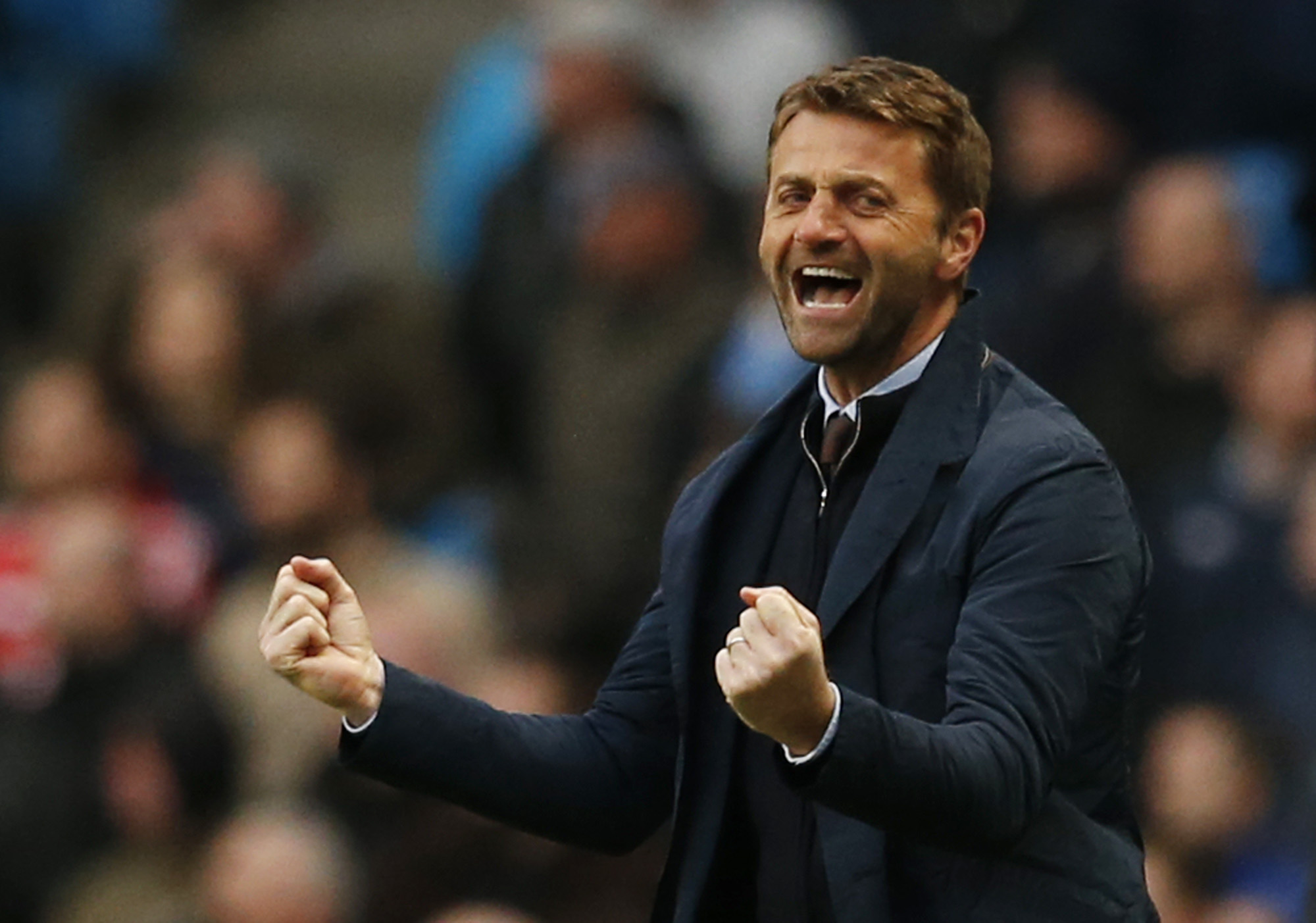 Aston Villa experienced a dramatic upswing in form when Tim Sherwood took over. Photo: Reuters