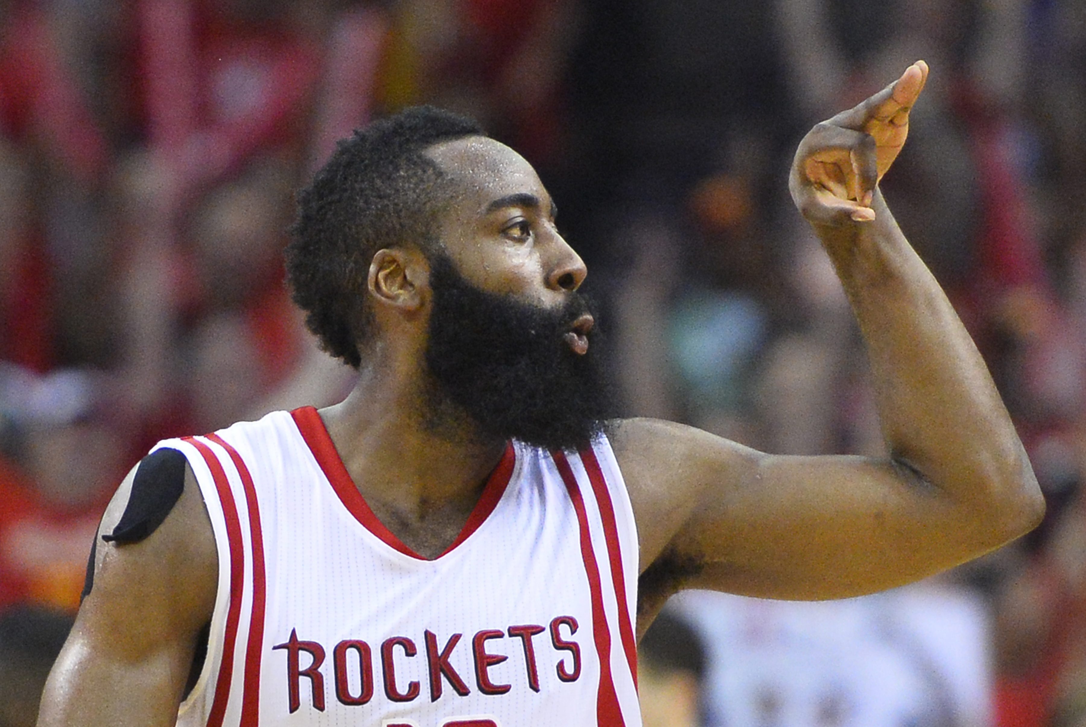 James Harden kept Houston alive. Photo: EPA