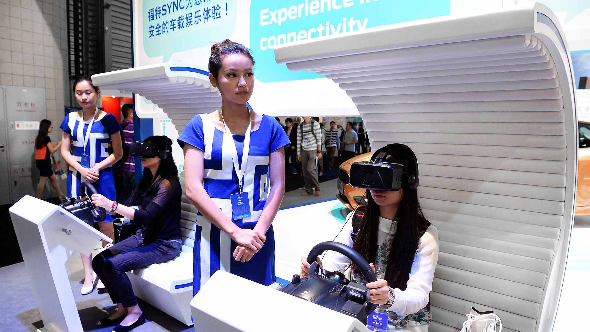 The inaugural Consumer Electronics Show (CES) Asia took place in Shanghai this week, the first time the show has taken place outside of the US. Photo: EPA