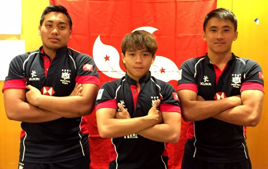 The squad flying the flag for Hong Kong at the World Rugby Under 20 Trophy in Portugal last weekend was a good representation of multicultural Hong Kong. Photo: HKRFU
