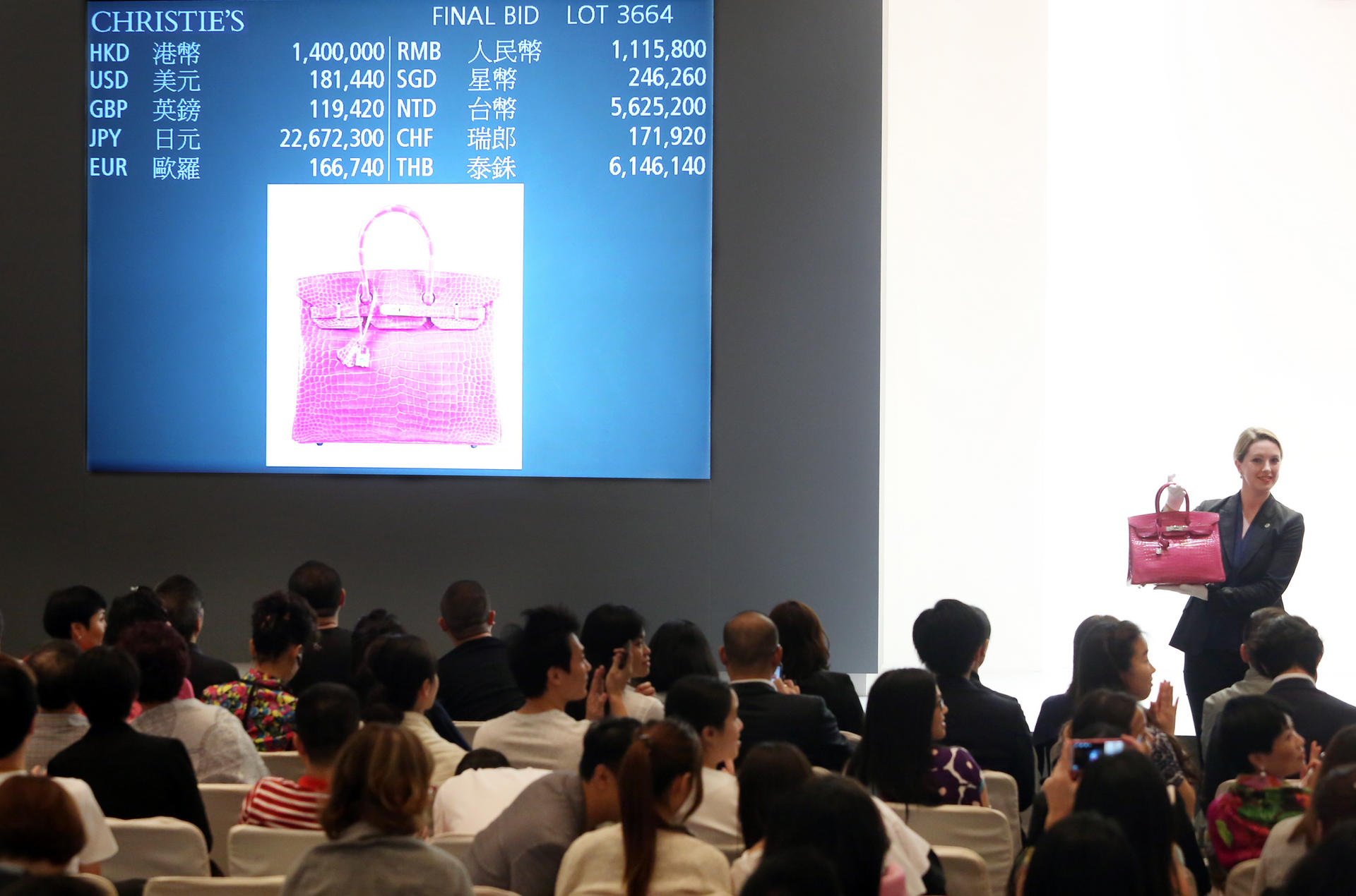 HK$1 Million Hermès Croc Birkin Leads Christie's Live Auction