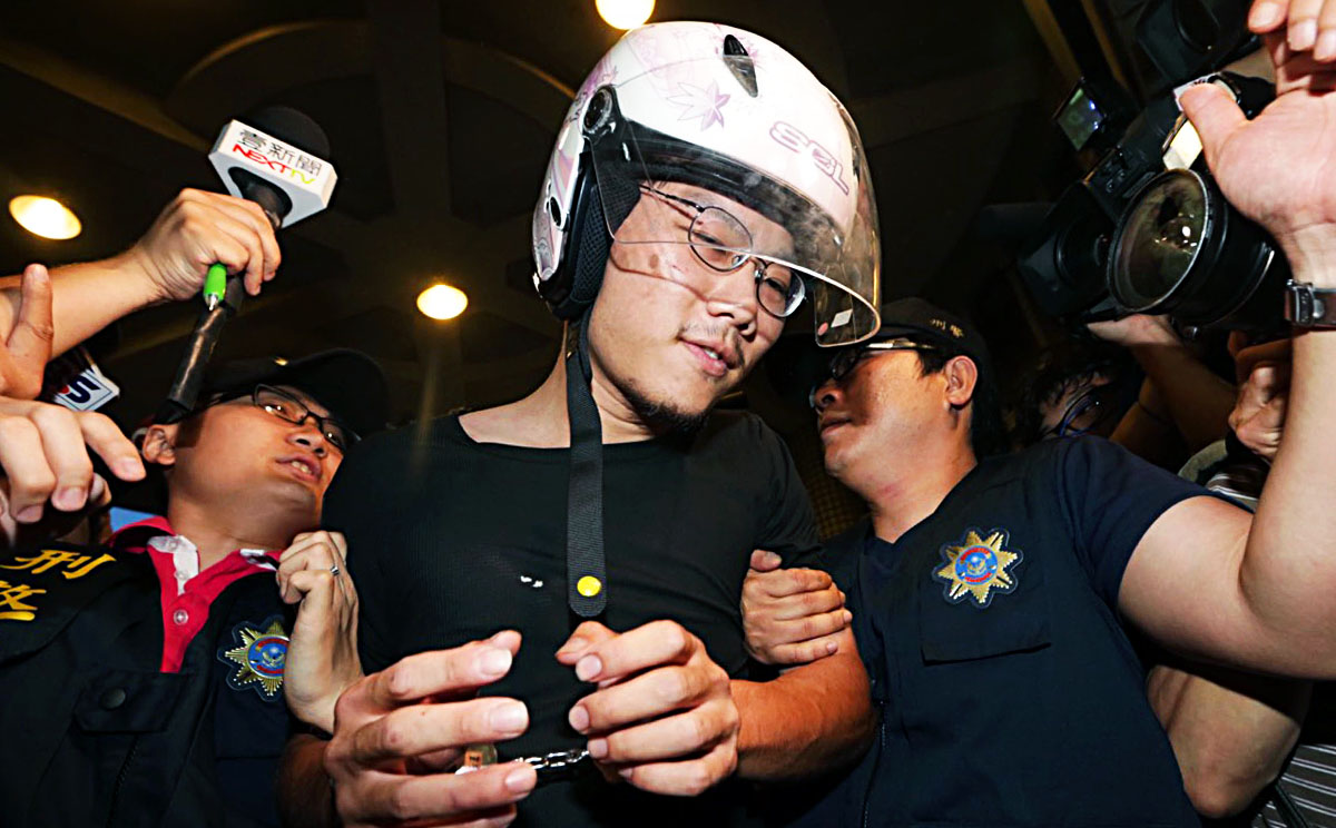The suspect Kung Chung-an was arrested on May 29. Photo: CNA