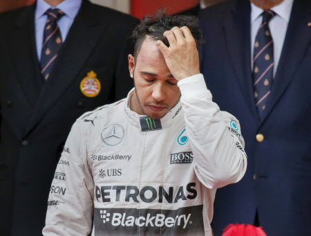 Lewis Hamilton was disappointed by his team's performance at the Monaco Grand Prix. Photos: Reuters