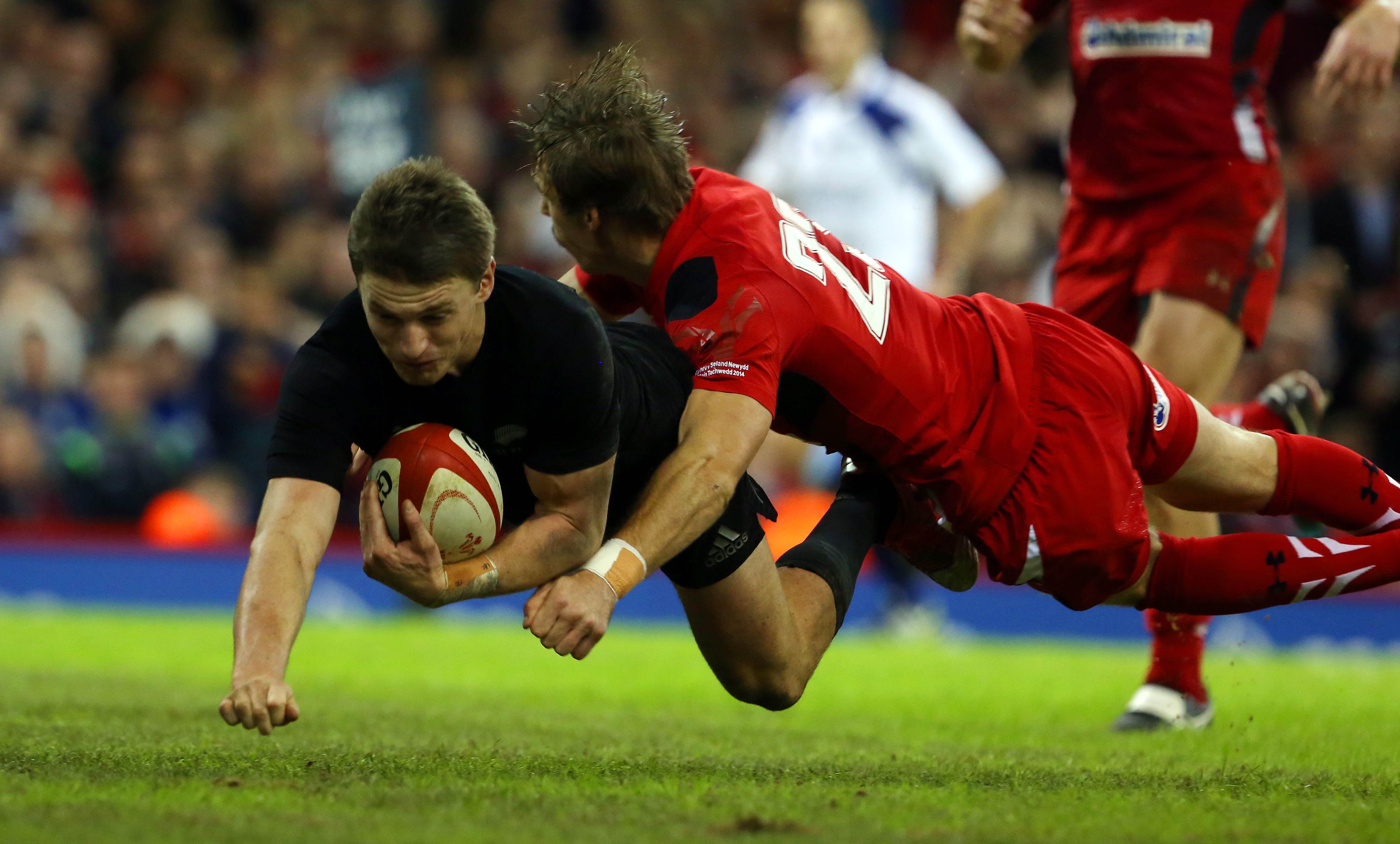 Beauden Barrett has recovered from injury and gets an opportunity to impress All Black selectors on Friday. Photos: AFP