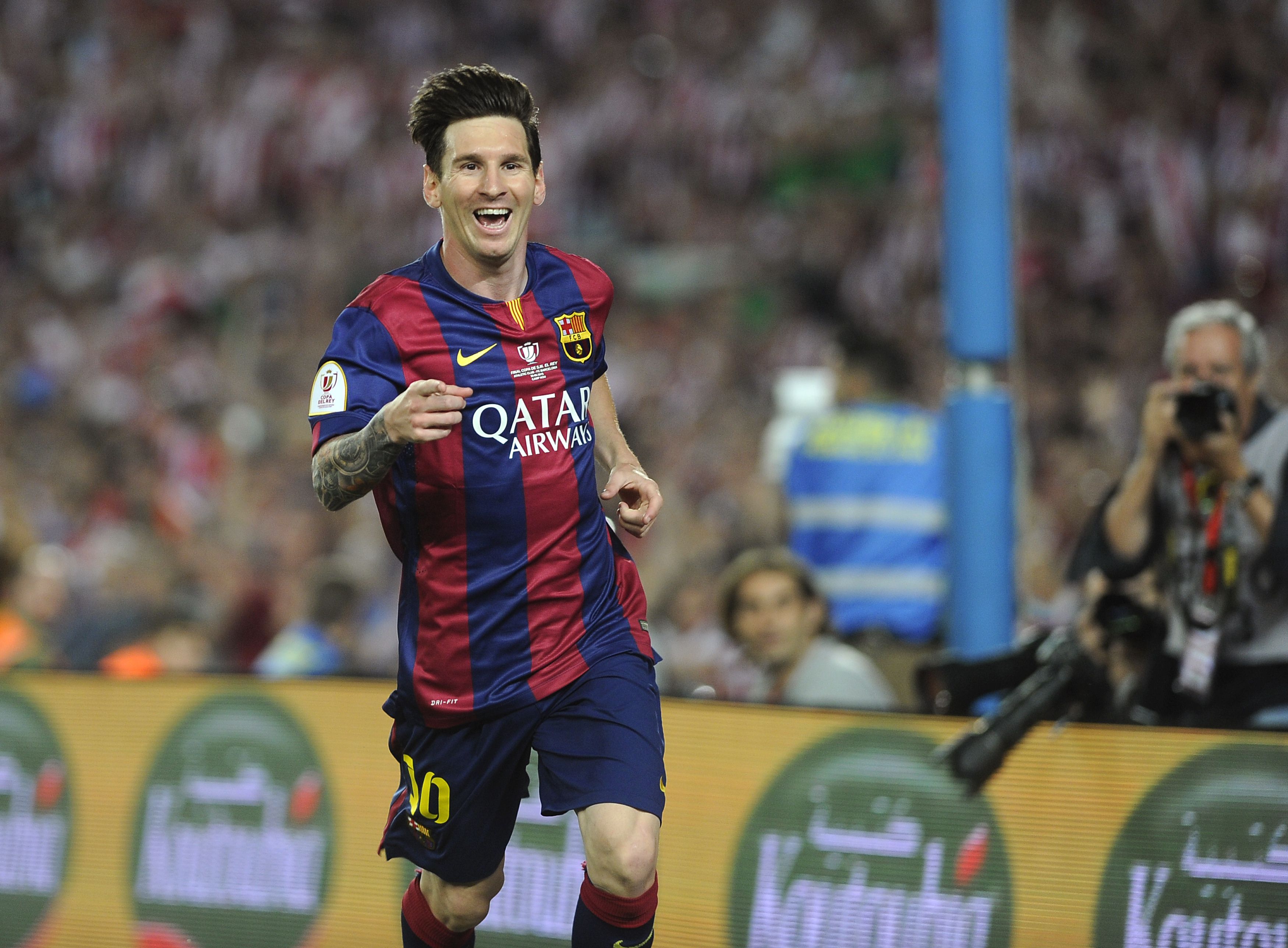 Barcelona's Argentinian forward Lionel Messi scored in the Spanish Copa del Rey last week. Photo: AFP