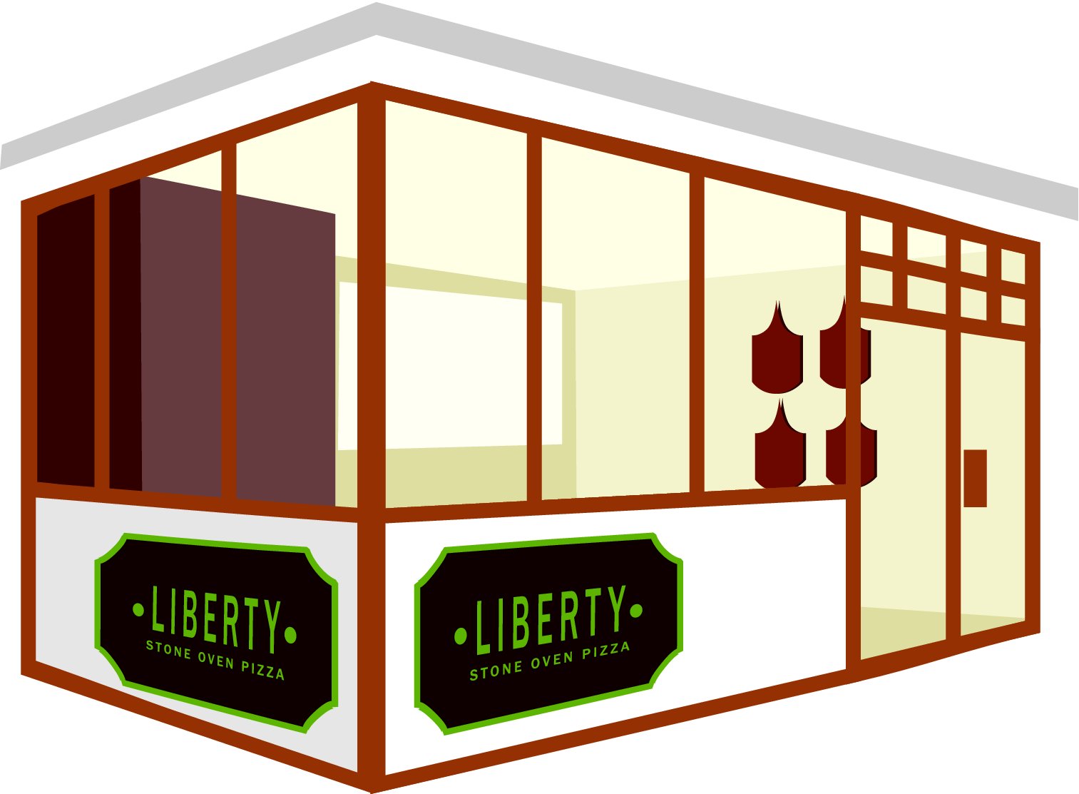 Liberty Stone Oven pizzas: square with a runny egg - what's not to like?