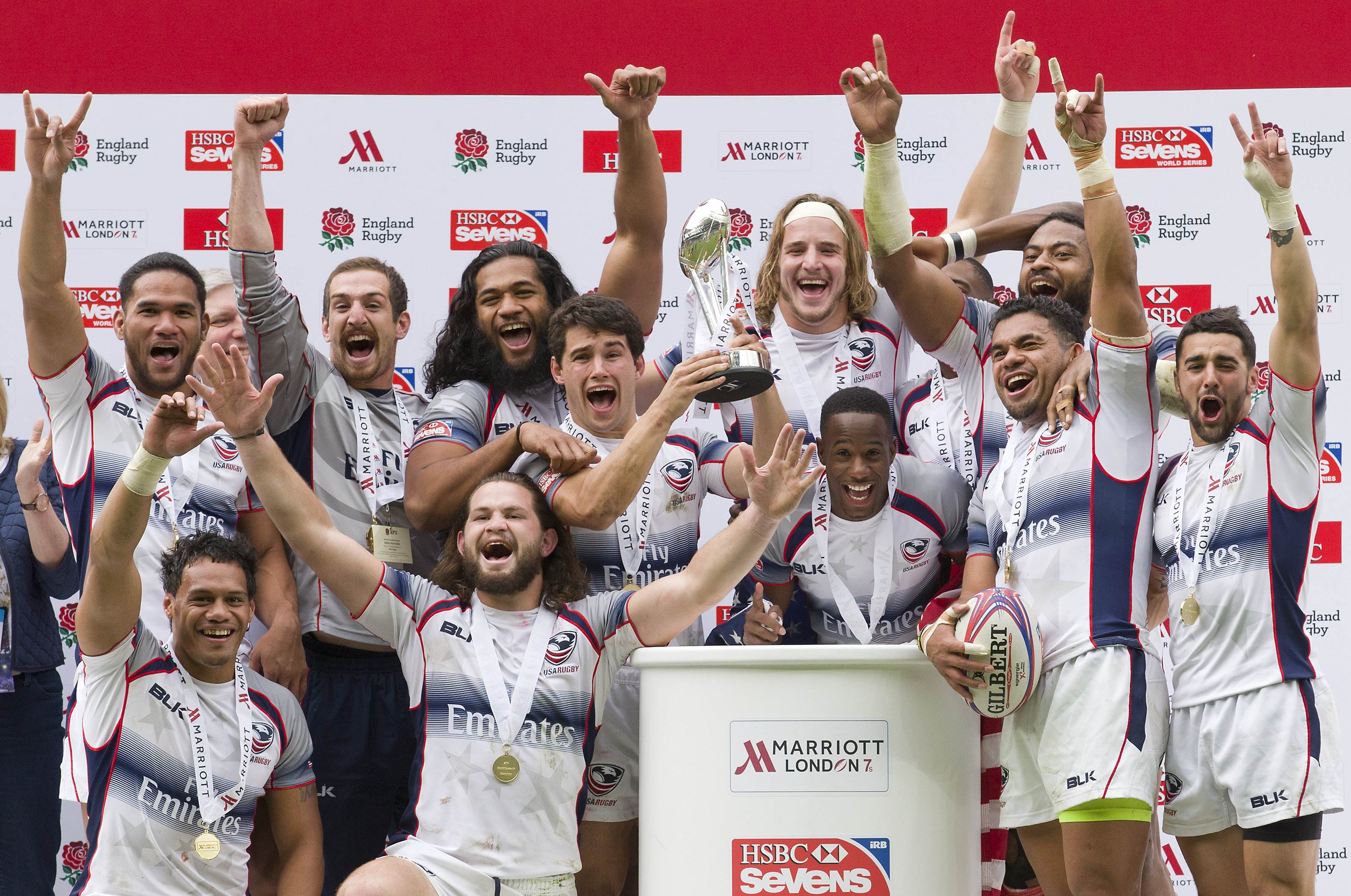 With the London Sevens triumph still fresh in the memory, the USA will be full of confidence for this weekend's North America Caribbean Rugby Association Olympic qualifiers in North Carolina. Photos: AFP