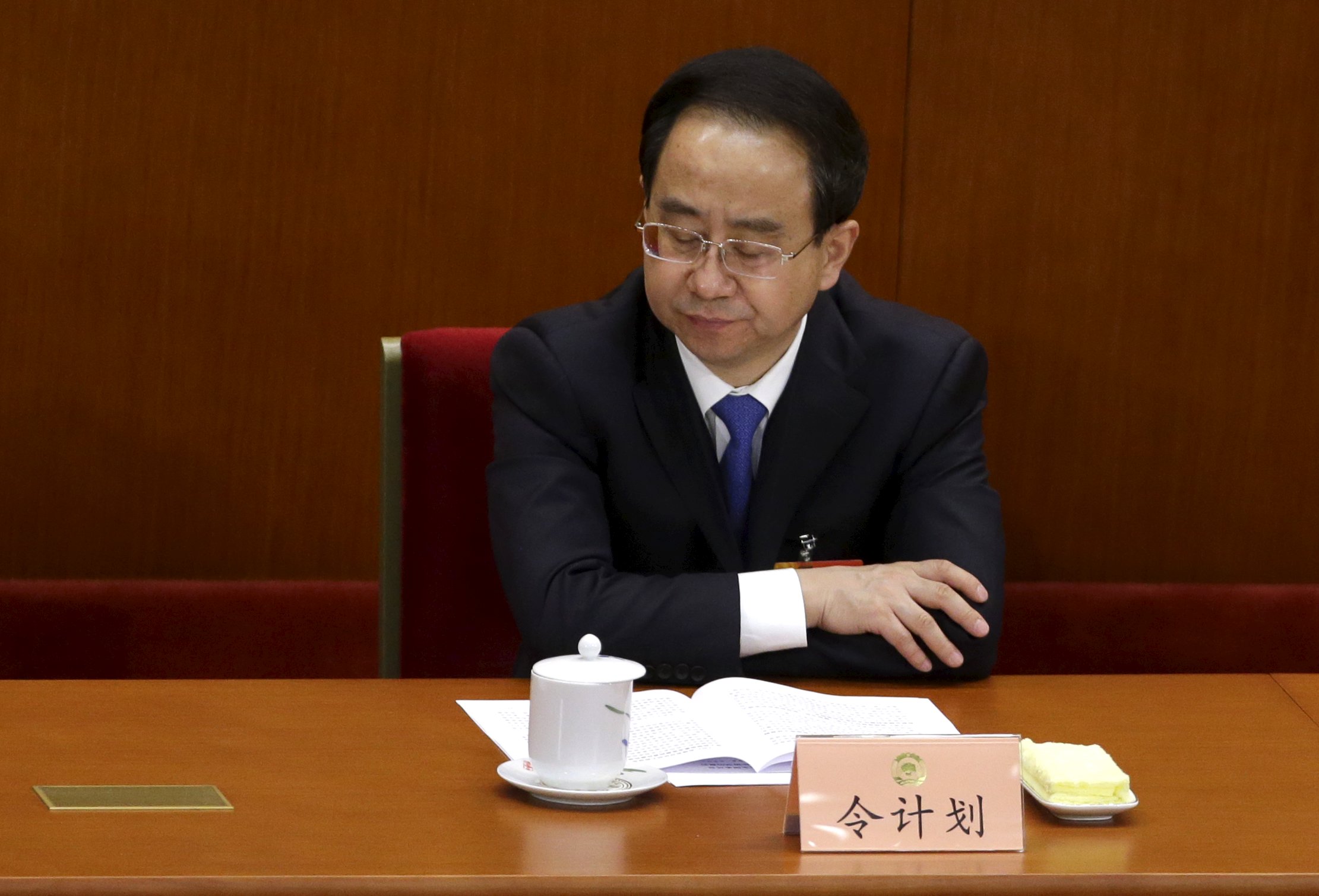 Ling Jihua, former top aide to ex-president Hu Jintao, apparently suffered a nervous breakdown. Photo: Reuters