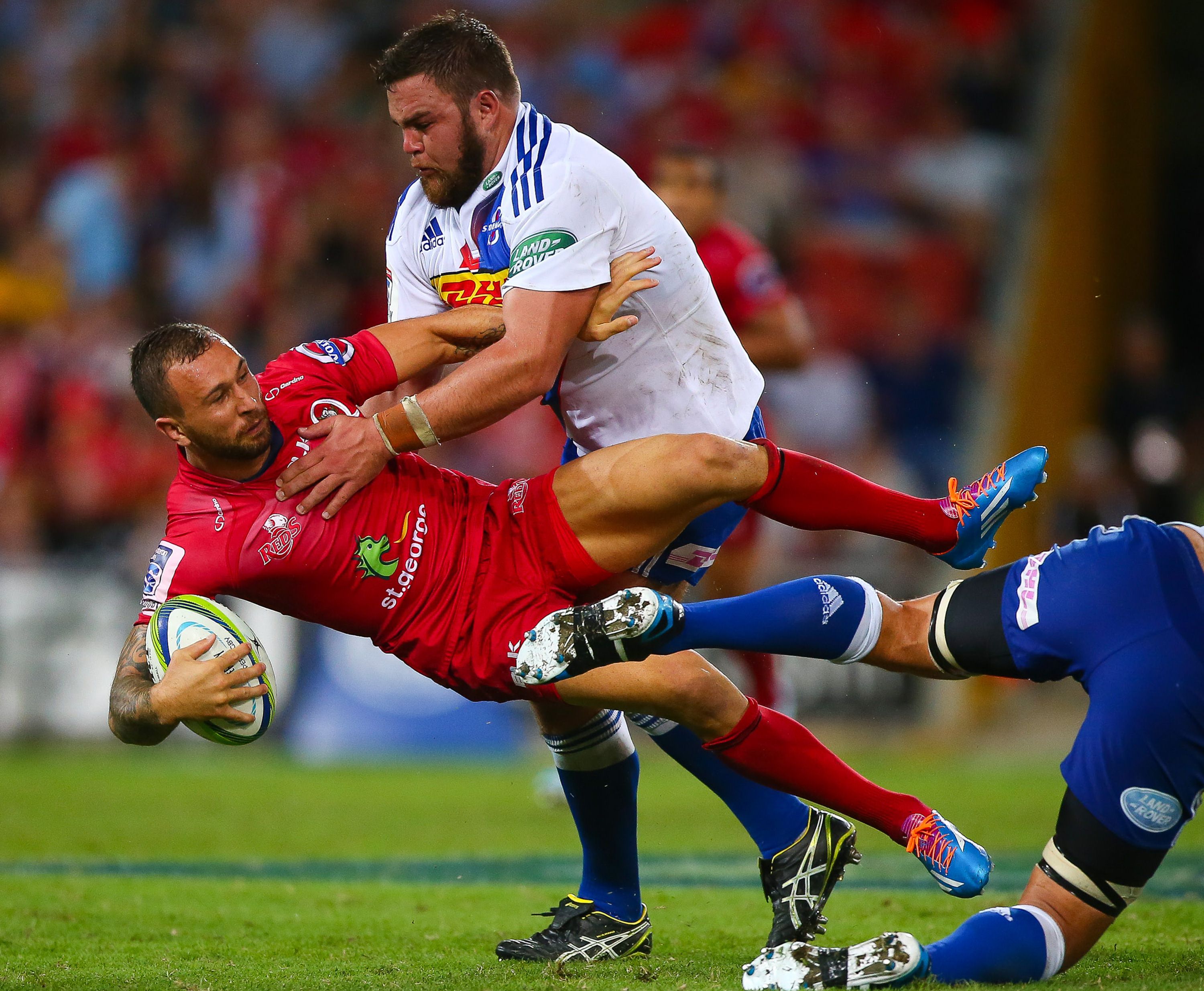 Quade Cooper has signed a pre-commitment to join French side Toulon after the World Cup in England and Wales later this year, according to reports. Photo: AFP
