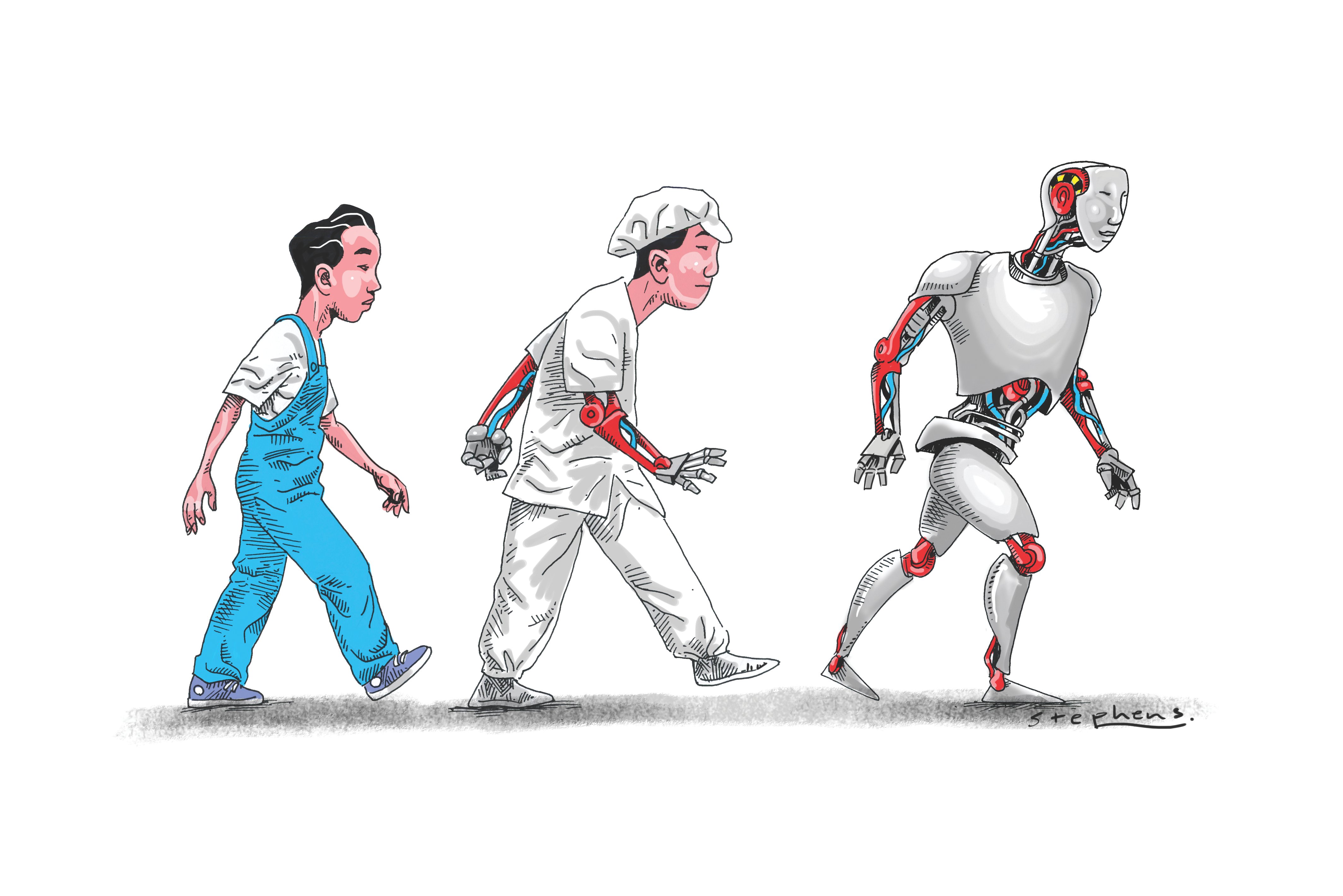 While market drivers help explain China's emphasis on robots, a more important factor may be China's vision for its future. 