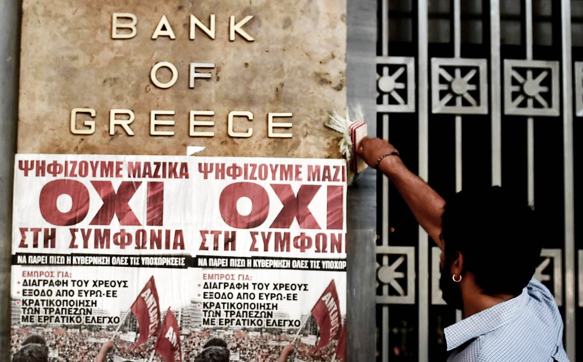 Traders will be eagerly awaiting results of Sunday's Greek referendum that could determine the euro zone's fate. Photo: AFP