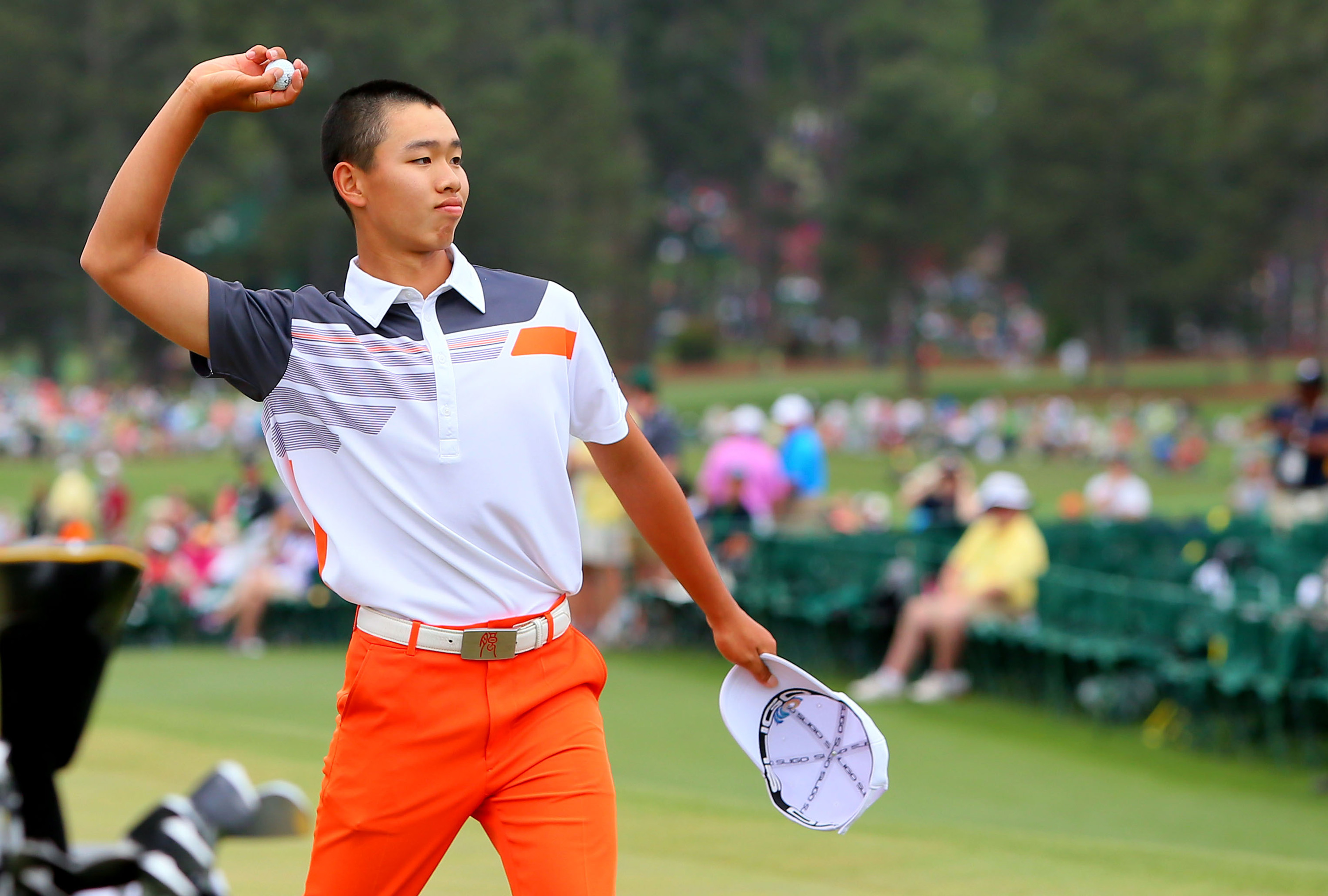 Chinese prodigy Guan Tianlang won the 2012 Asia-Pacific Amateur Championship and then took the world by storm at the 2013 Masters in Augusta. Photo: MCT