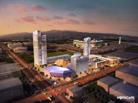 Brooks Street is assisting Beijing's LT Commercial Real Estate with its exciting Platinum Triangle development in Anaheim (Architectural rendering provided by Hopscape).