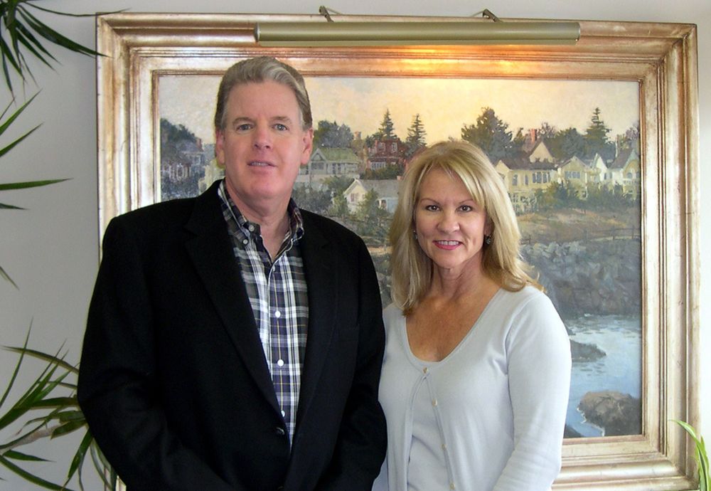 (From left): Edward Edick, co-owner and broker and Renee Grubb, co-owner