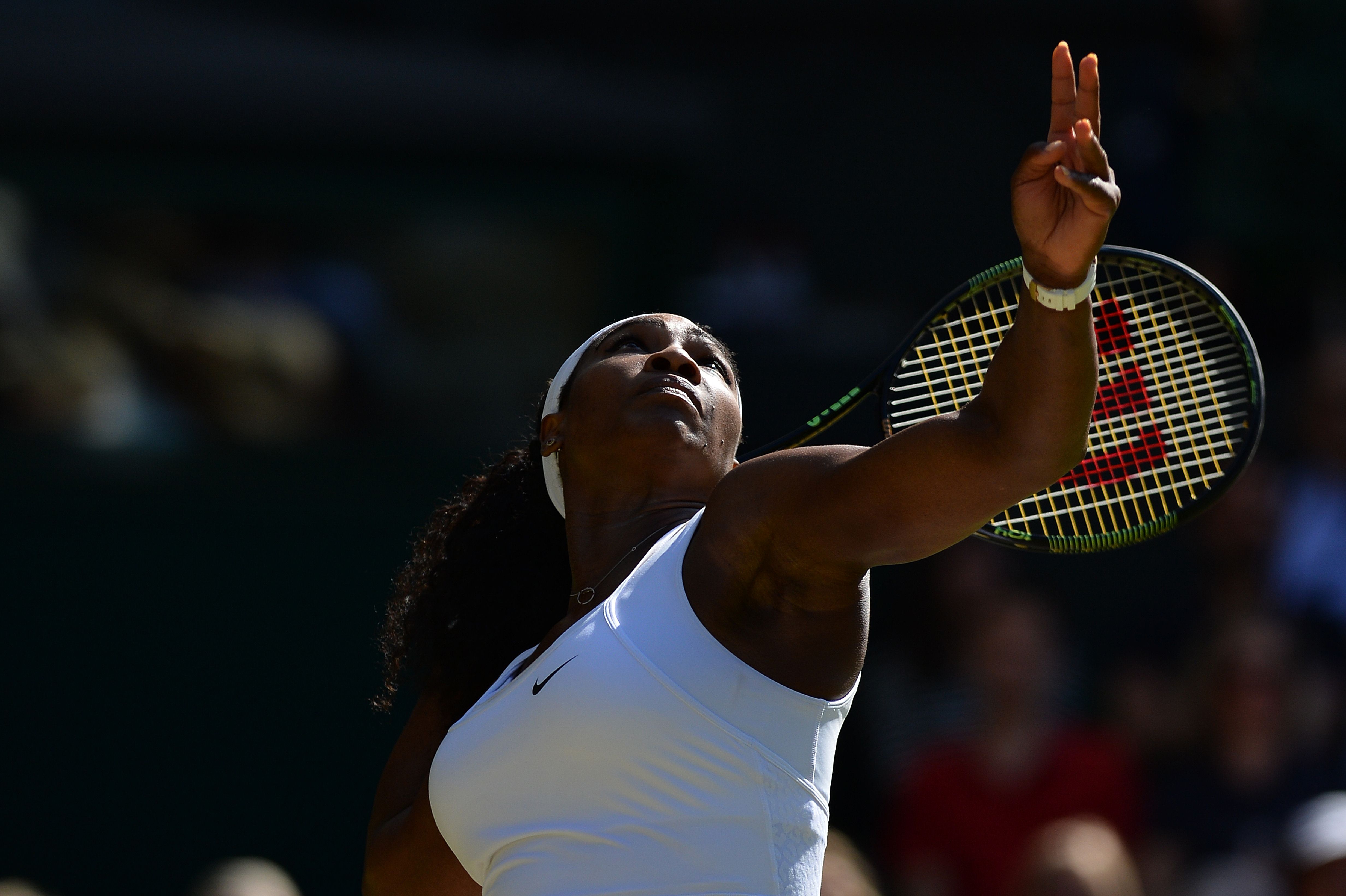 Serena Williams cruised into yet another grand slam final. Photo: AFP