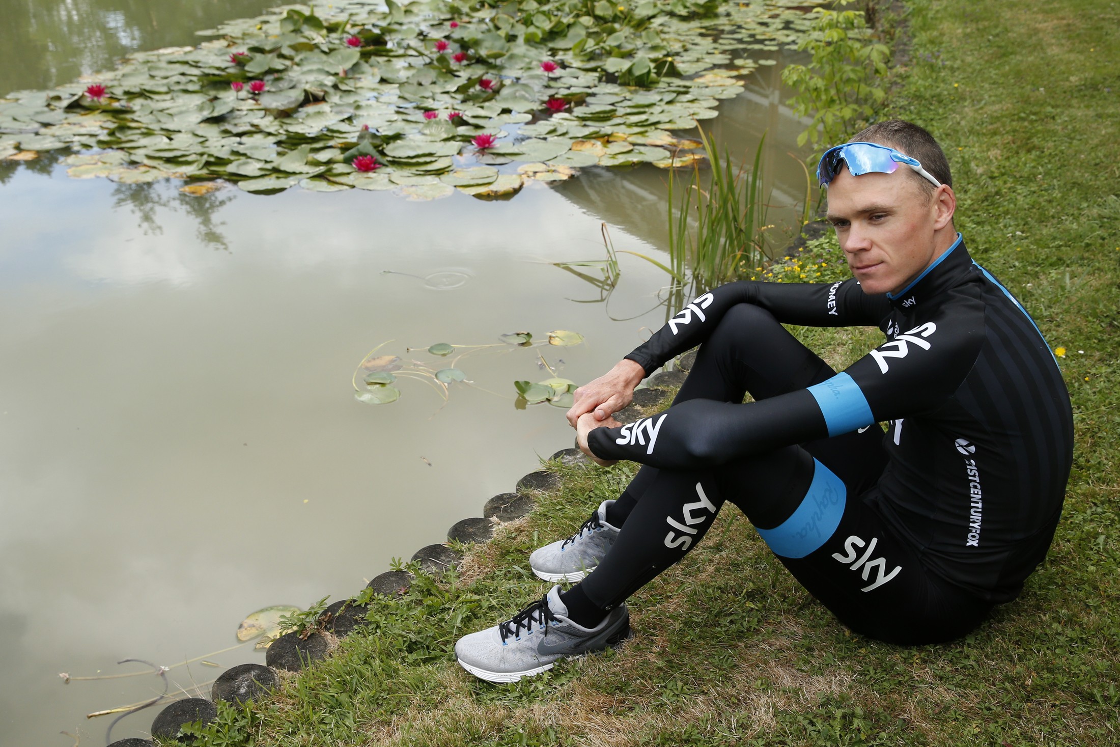 Chris Froome is relaxed on the Tour de France rest day as he looks ahead to the more challenging part of the classic cycling race. Photo: Reuters