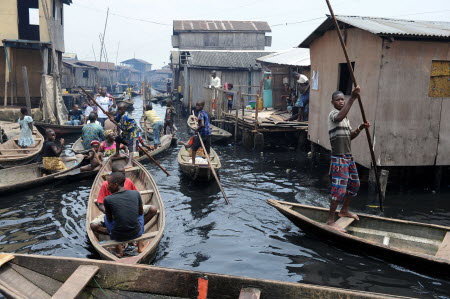 The proportion of Nigeria's population living in extreme poverty has been stuck at 62 per cent for two decades. Photo: AFP