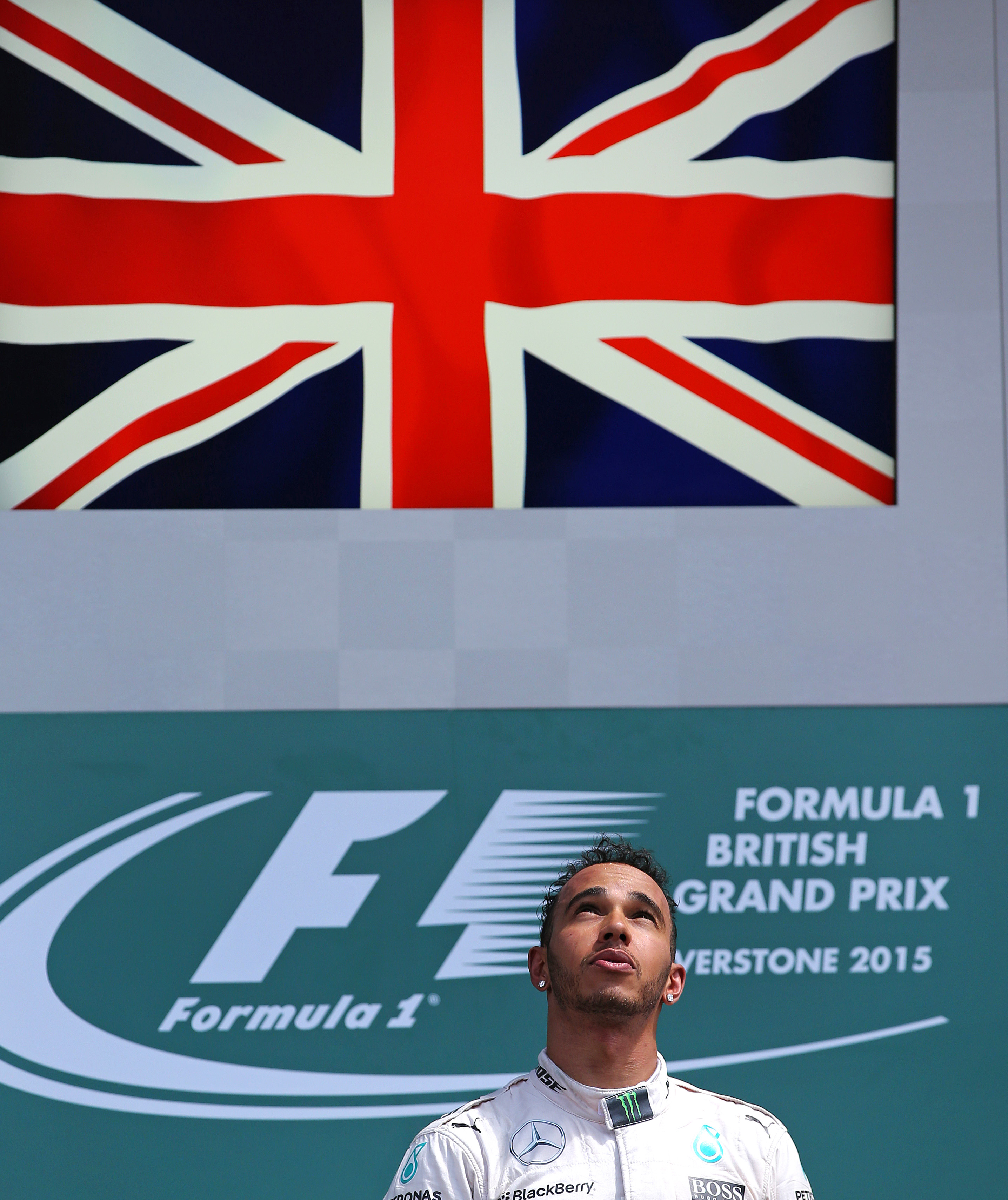Lewis Hamilton might not have watched the Wimbledon final, but he sits comfortably at the top of the drivers' standings. Photo: Reuters
