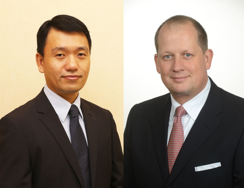 (From left): Peter Lok, managing director of TER Hong Kong; and Oliver Zimmermann, CEO of TER Chemicals Distribution Group