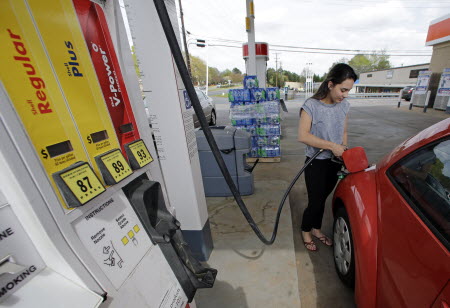 Strong petrol demand in the US could go some way to explain why prices are higher and stocks lower than expected. Photo: AP