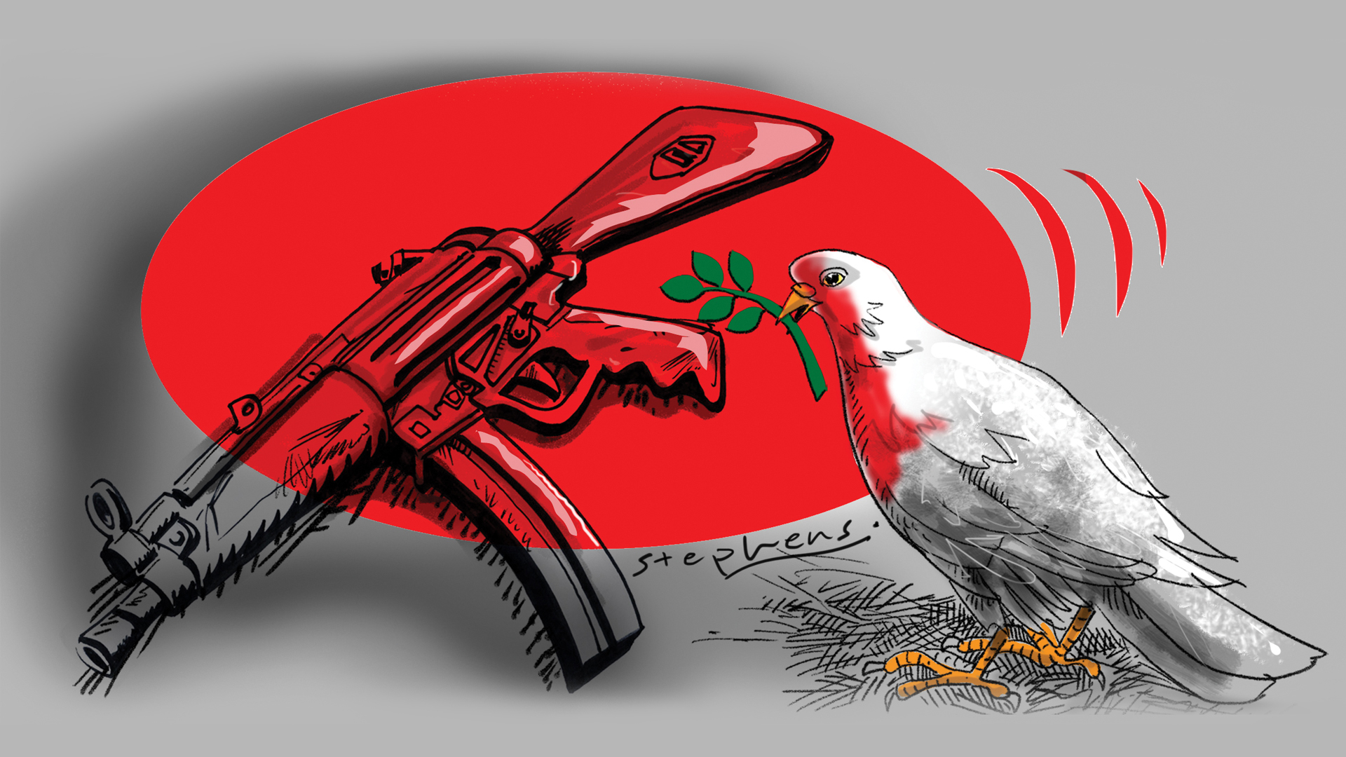 Japan's actions are limited by international law and the coalition of states participating in collective self-defence