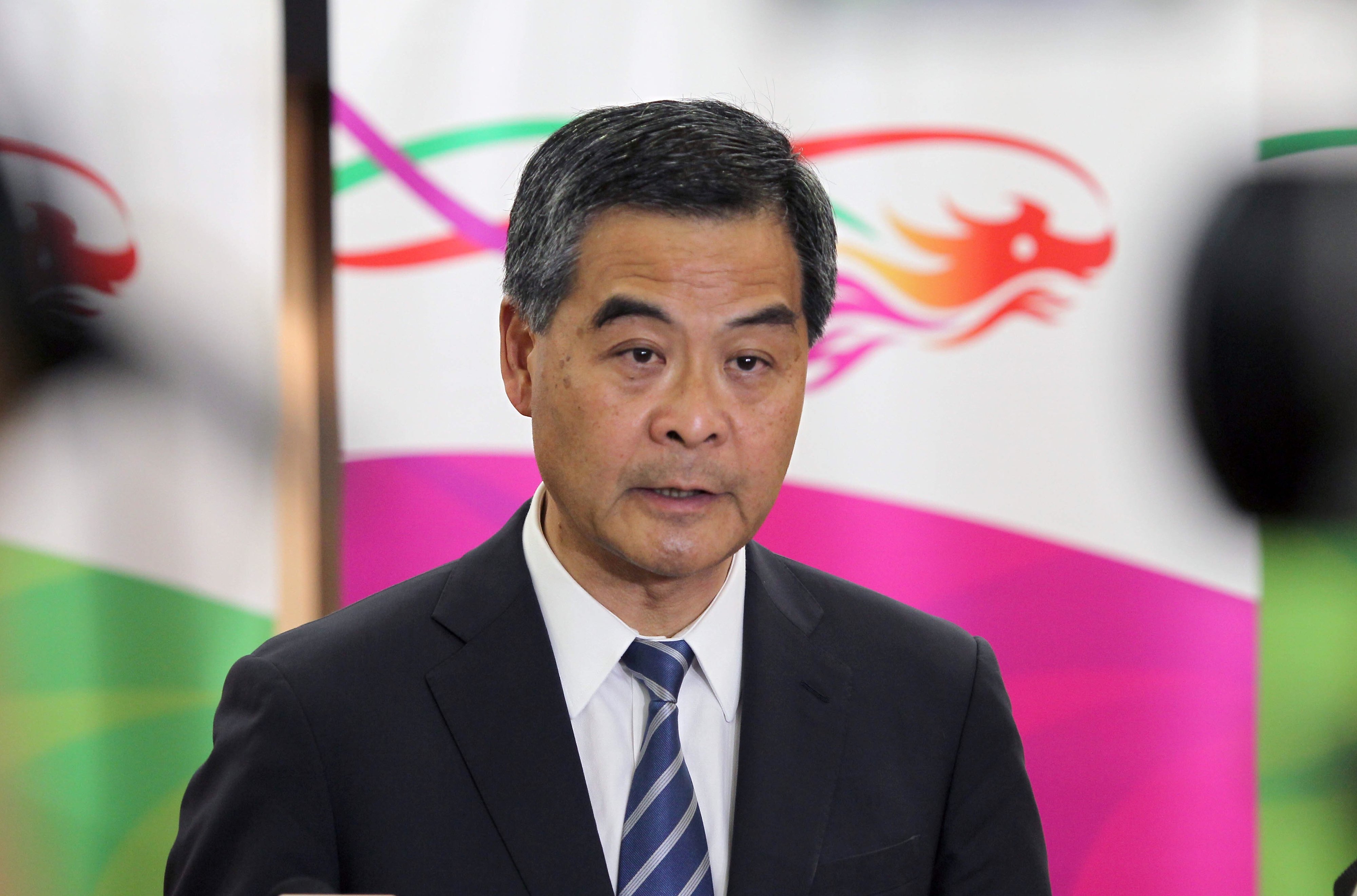 Hong Kong Chief Executive Leung Chun-ying talks about innovation but it seems to be meeting some trouble in the city. Photo: Simon Song